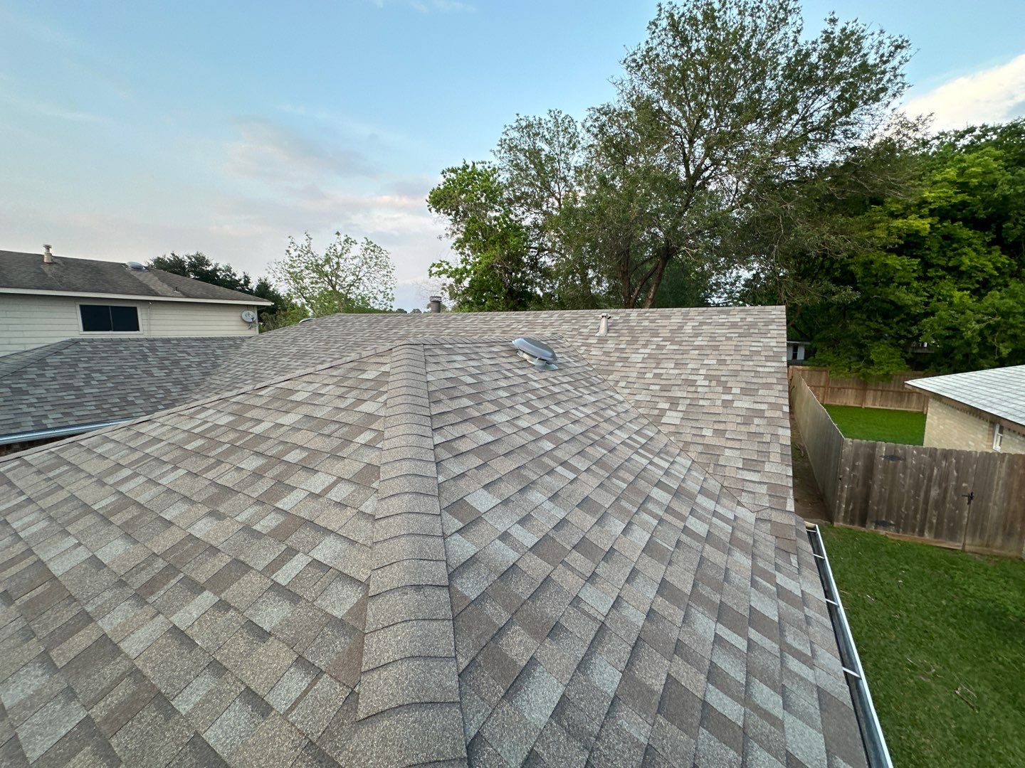 Residential Roofing Installation using Owen's Corning Duration (Lifetime) Shingles by Roof Repair Company
