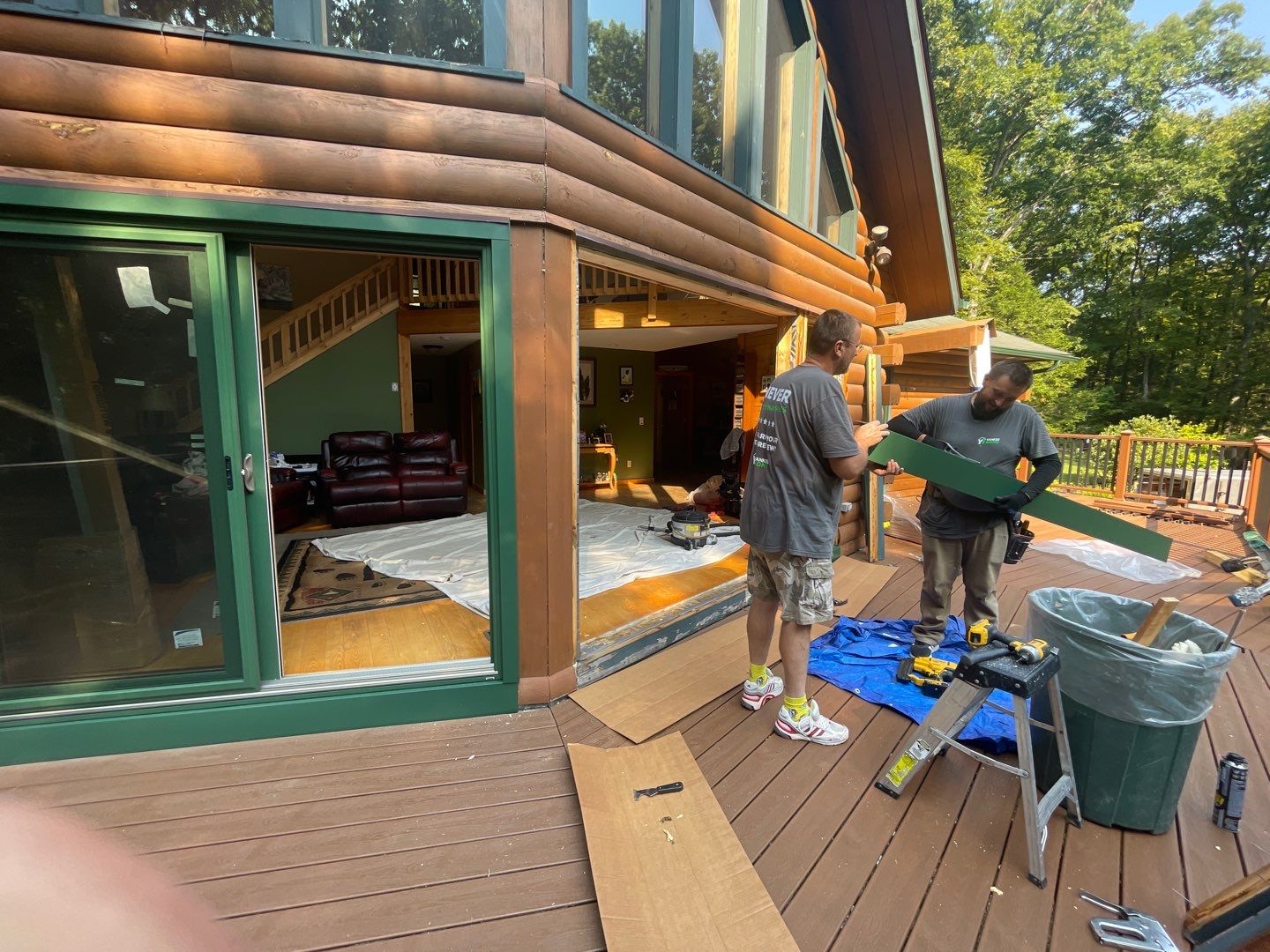 Sliding Door Installation in Hatfield, MA by Yankee Home Improvement