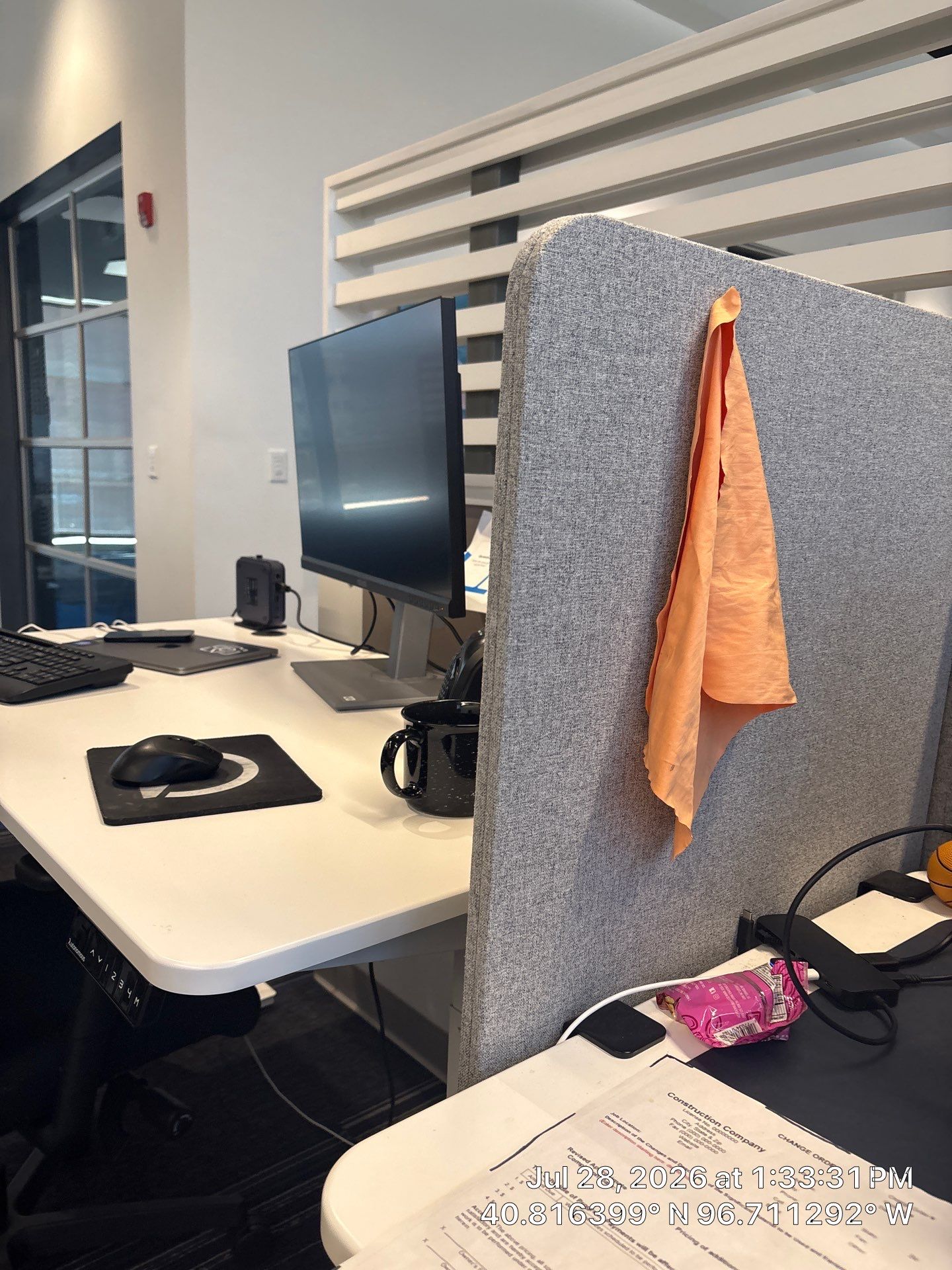 Modern Office Workspace Configuration and Furniture Setup in Lincoln by CompanyCam Sales Demo