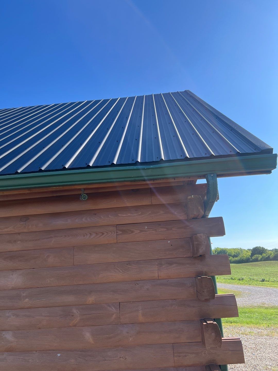 Residential Roofing Installation using Performance Panel Metal - Frost Black by RoofX 