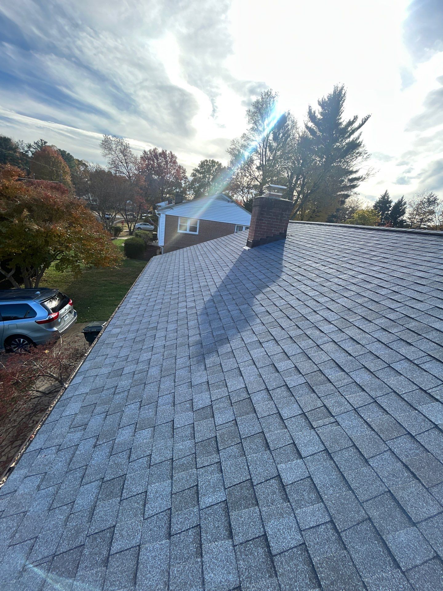 Faifax : Residential Roof Replacement with CertainTeed Landmark Pro in Max Def Coastal Blue  by RM Banning, Inc.