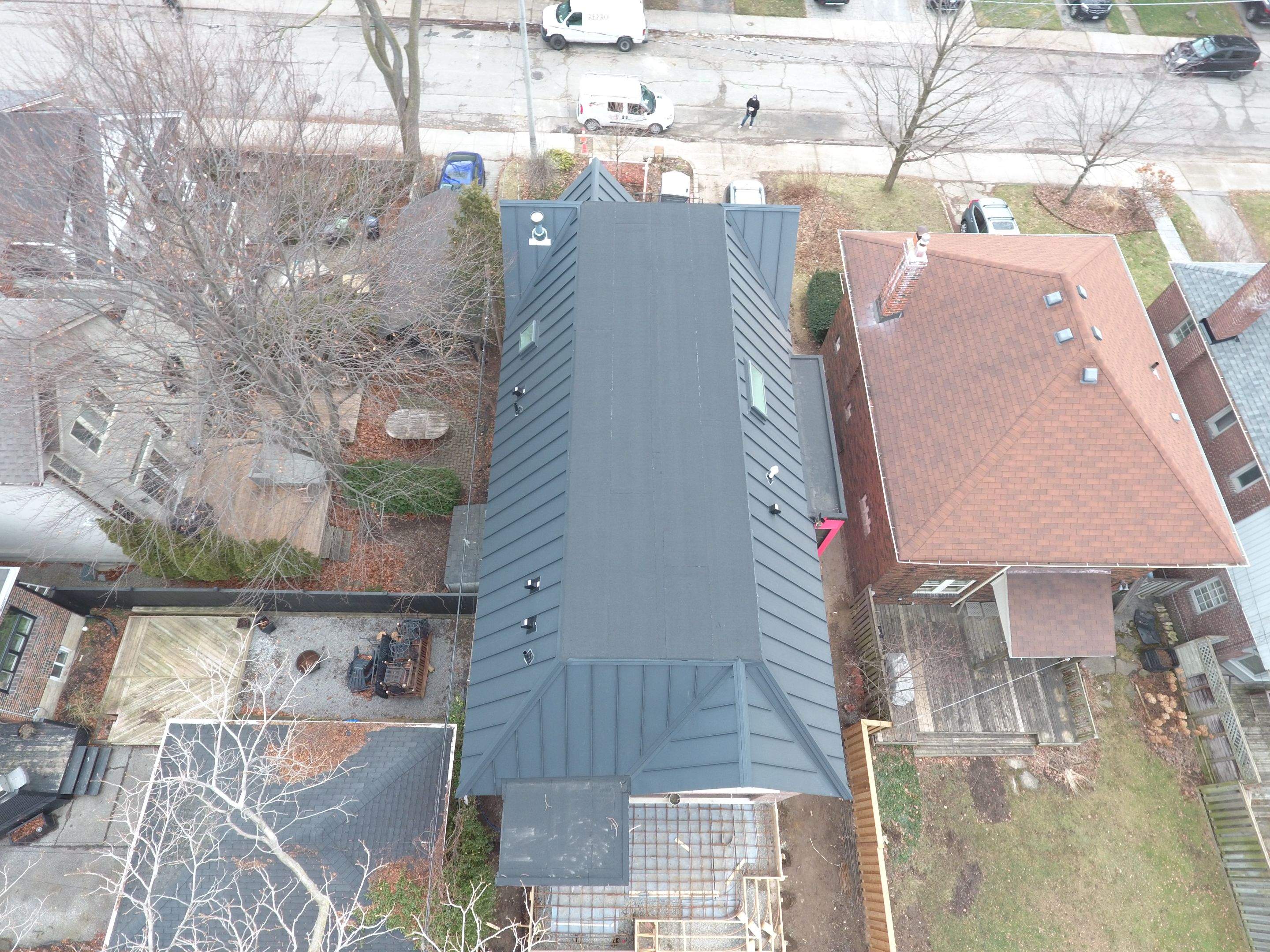 New Home Construction using 24 Ga Standing Seam Metal by Jay Carter Roofing & Sheet Metal
