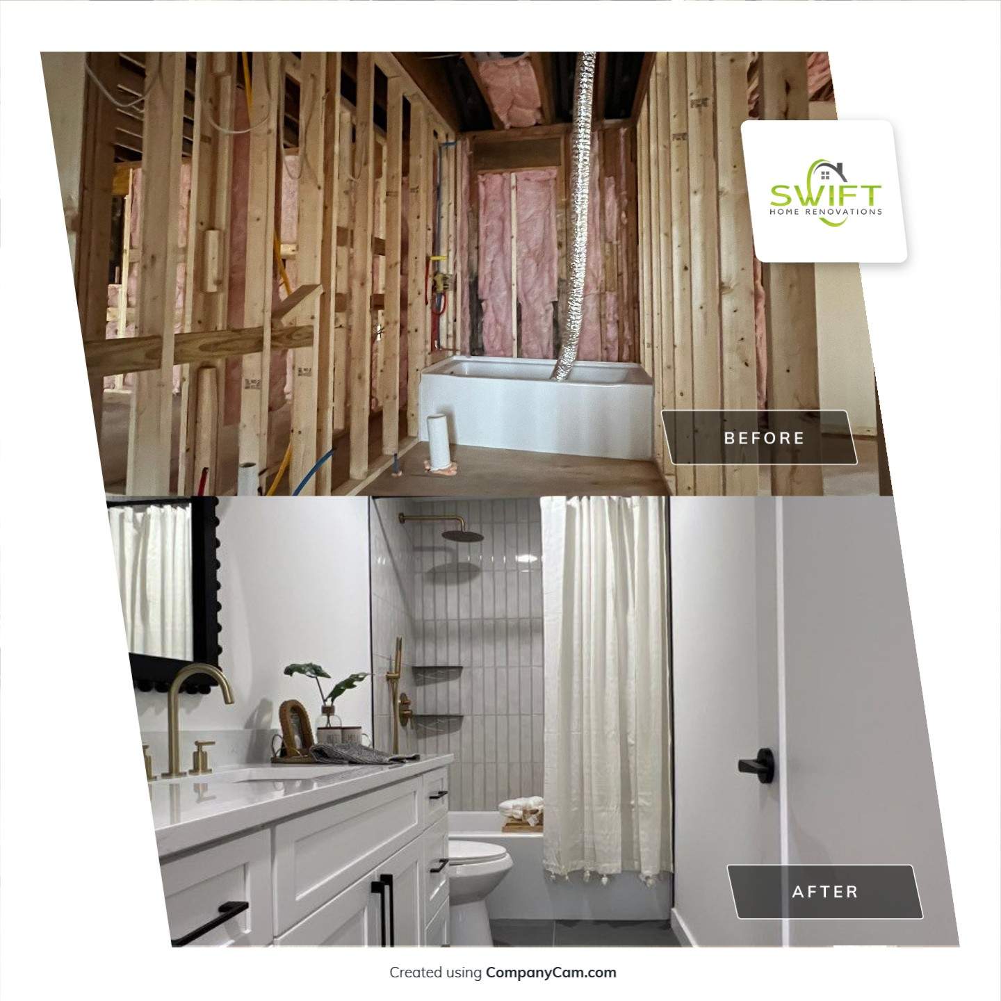 Full Interior and Exterior Home Renovation with Finished Basement in Marietta by Swift Home Renovations
