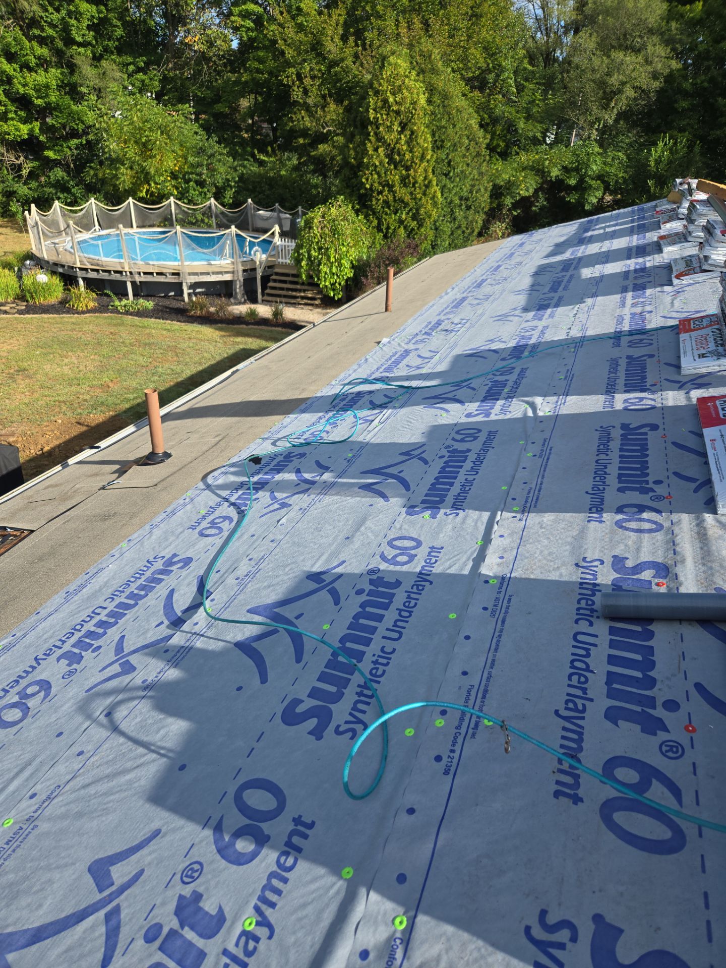 Atlas Pinnacle, Color, Burnt Hickory, Drip Edge, Color, Royal Brown by Eagle Eye Roofing