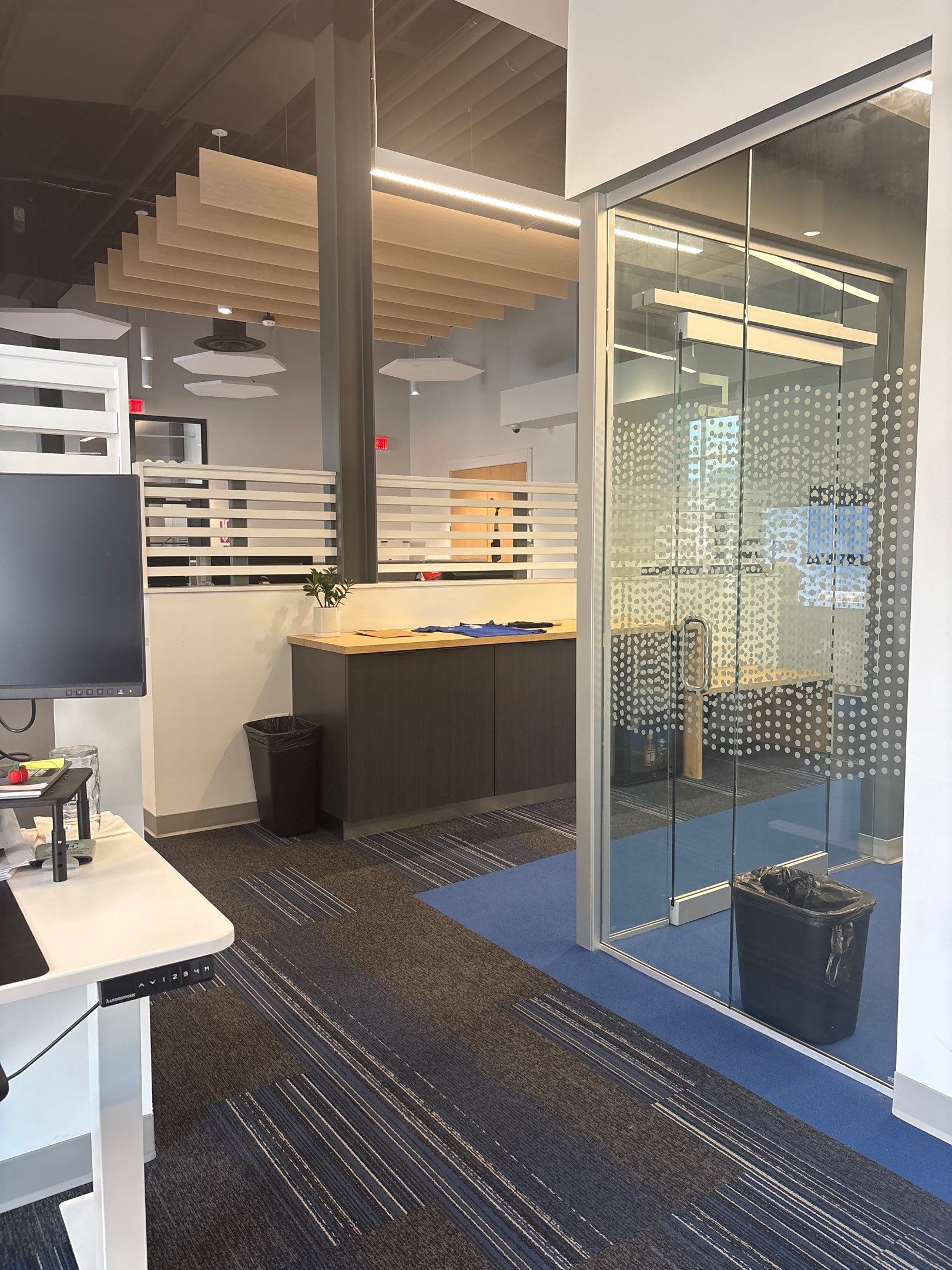 Modern Office Interior Build Out with Acoustic Ceilings in Lincoln by CompanyCam Sales Demo