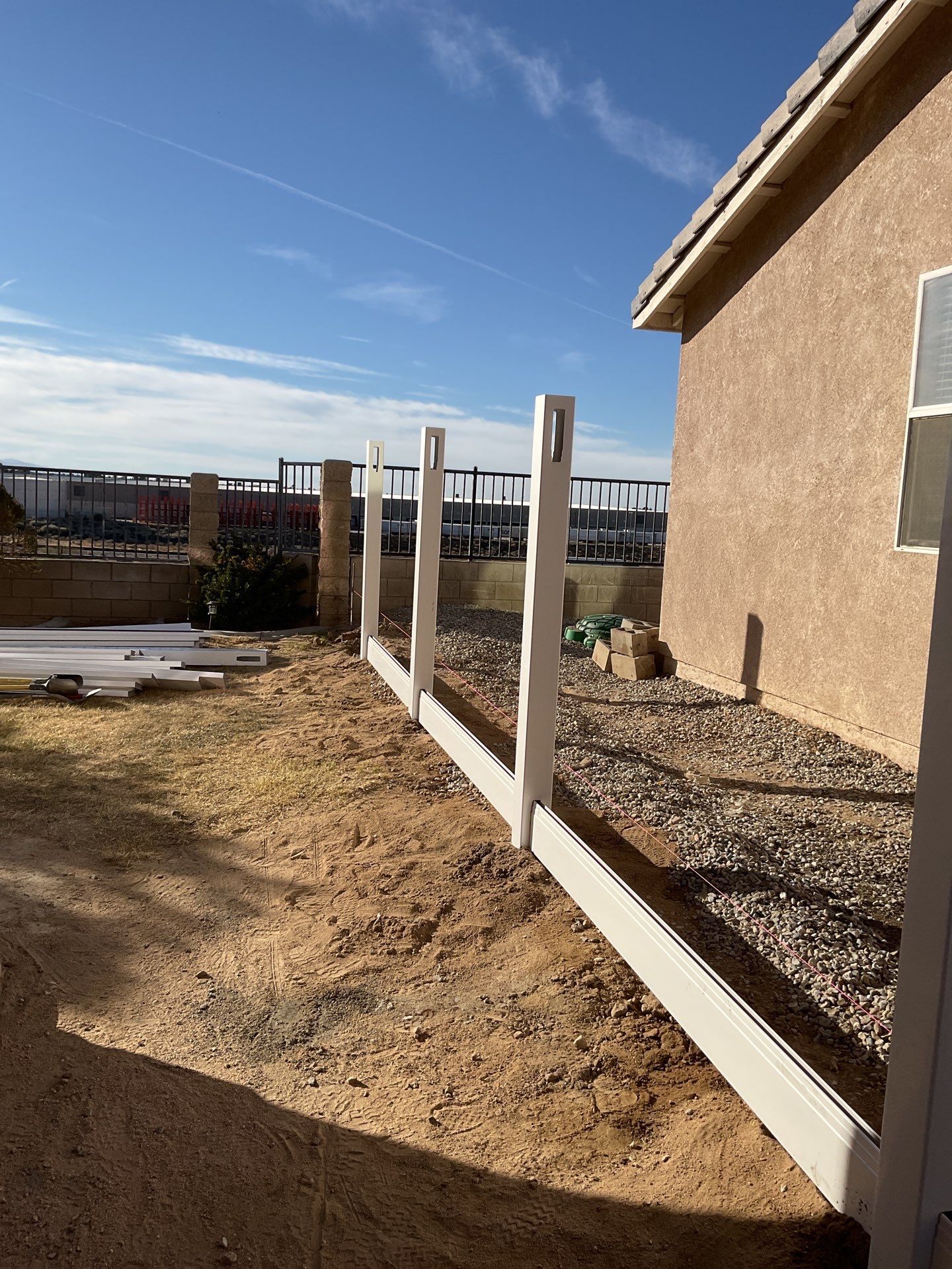 6ft White Privacy Vinyl by Fence Guys Inc.