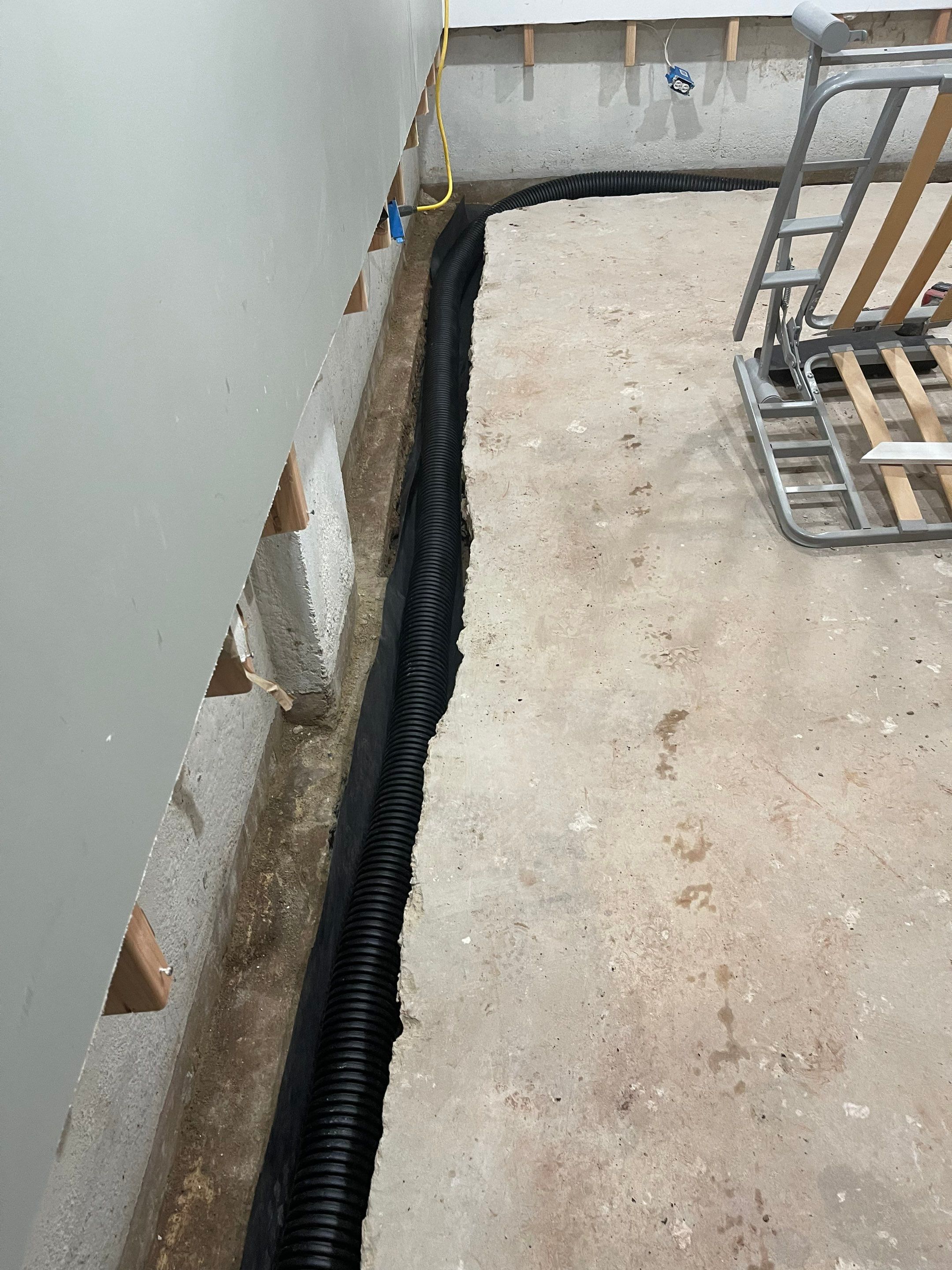 Interior French Drain in Somerset, NJ by Pure Service Pro, LLC 