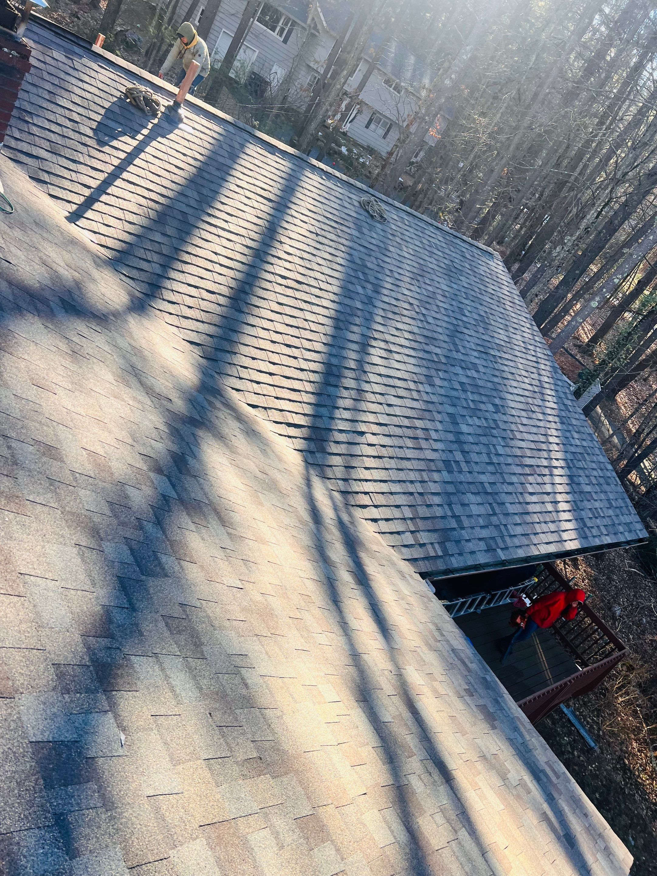 Residential Roofing Installation using Owens Corning TruDefinition by Sensible Home Solutions