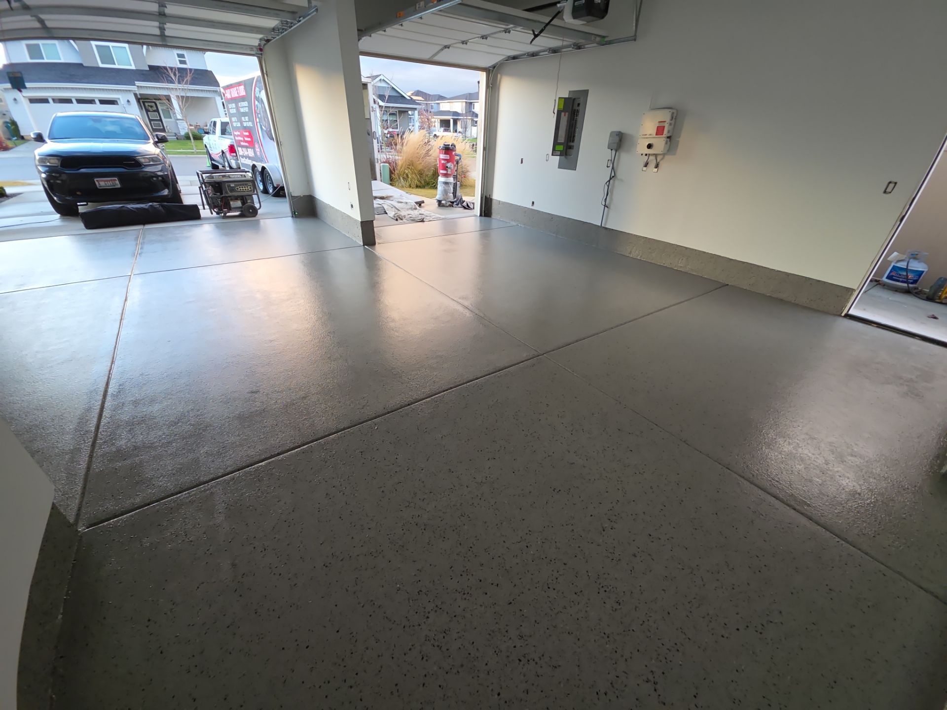 Garage Transformation using Denali Hybrid by Croc Coatings, LLC