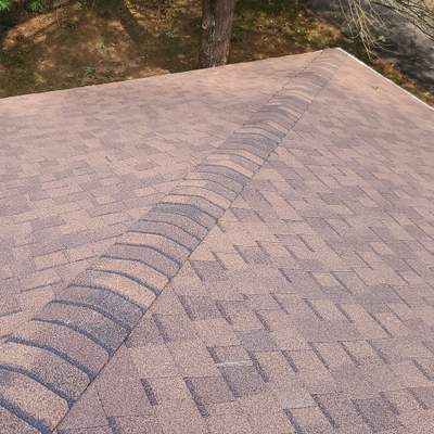 Residential Roofing Installation using CertainTeed Landmark Lifetime Architectural Shingles in Burnt Sienna