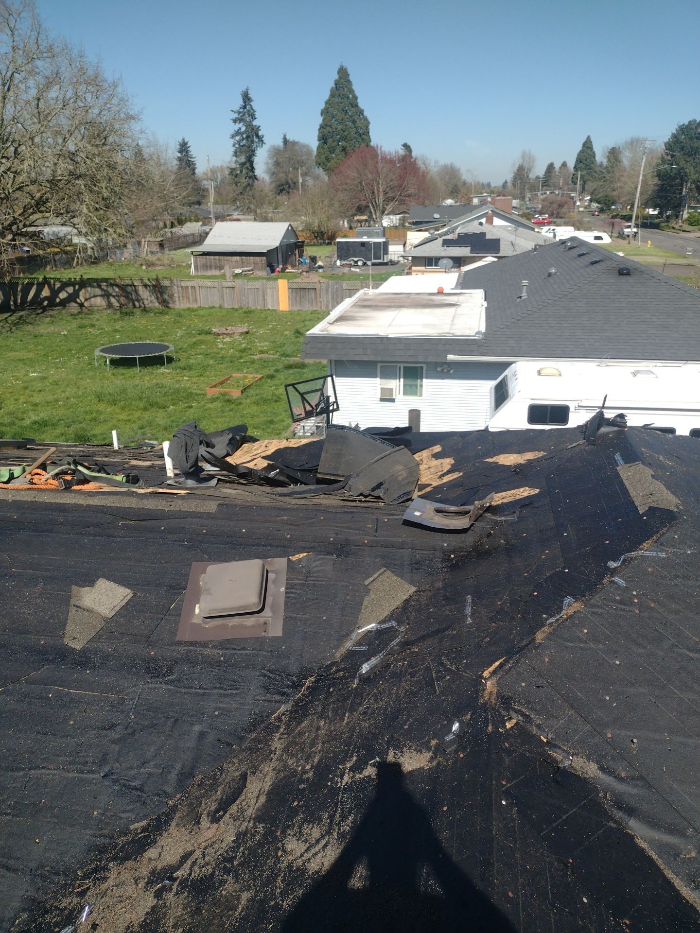 Residential Roofing Installation using IKO Dynasty (Color: Granite Black) by Orezona Building & Roofing Company, Inc.