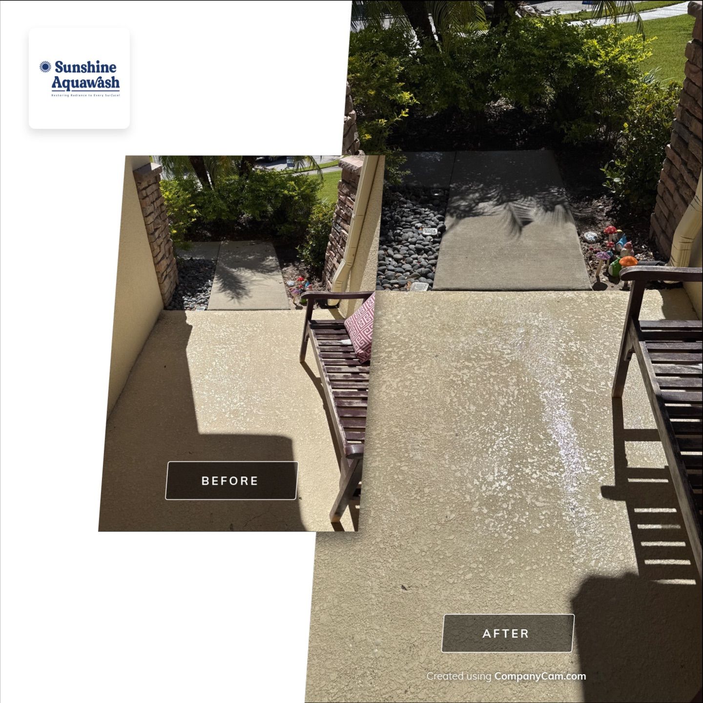 Concrete Driveway, Sidewalk, and Entryway Cleaning in Raven Crest, Bradenton, FL by Sunshine AquaWash