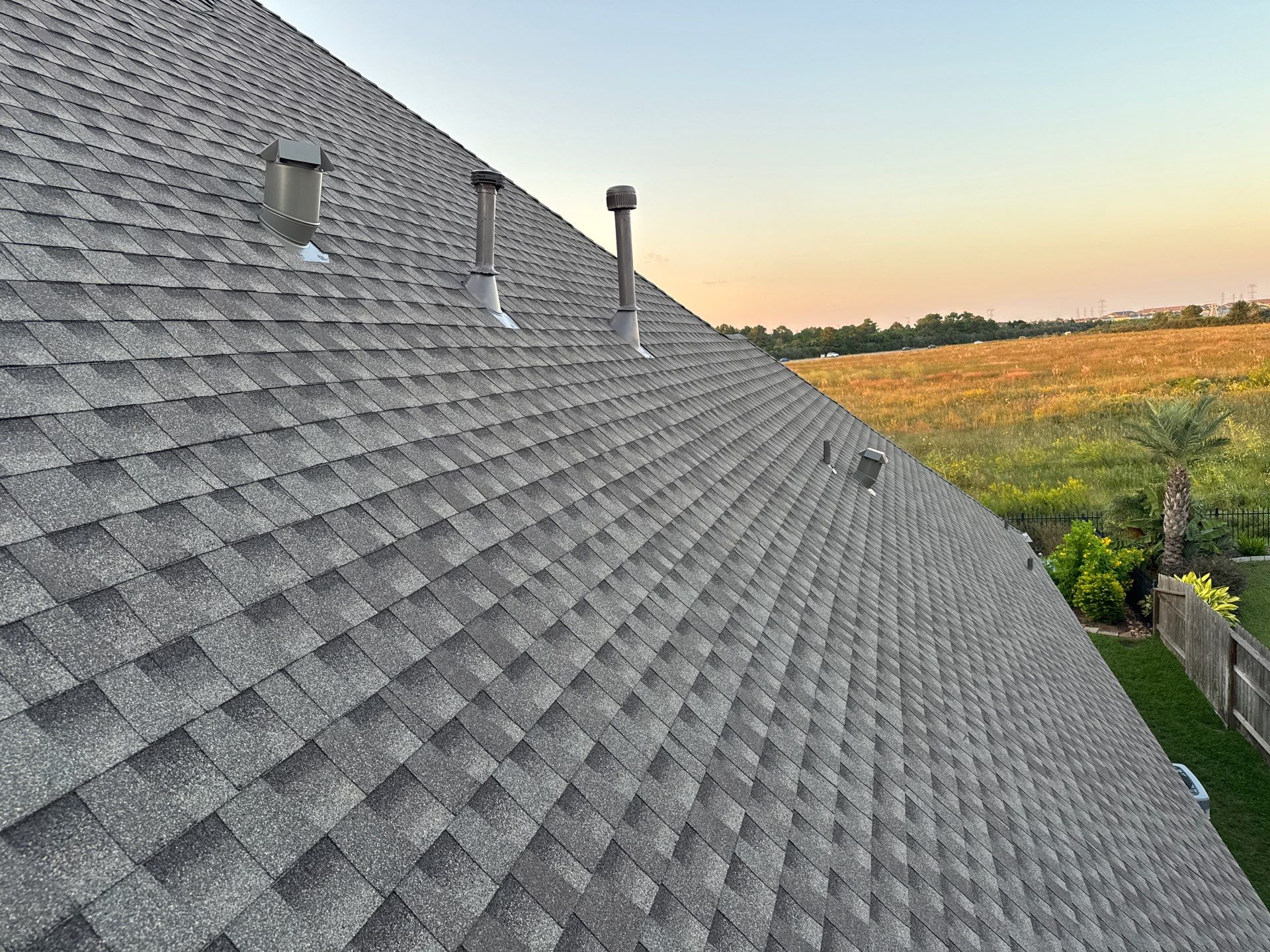 Residential Roofing Installation using GAF Timberline HDZ (weathered wood) by WABO Roofing Systems 