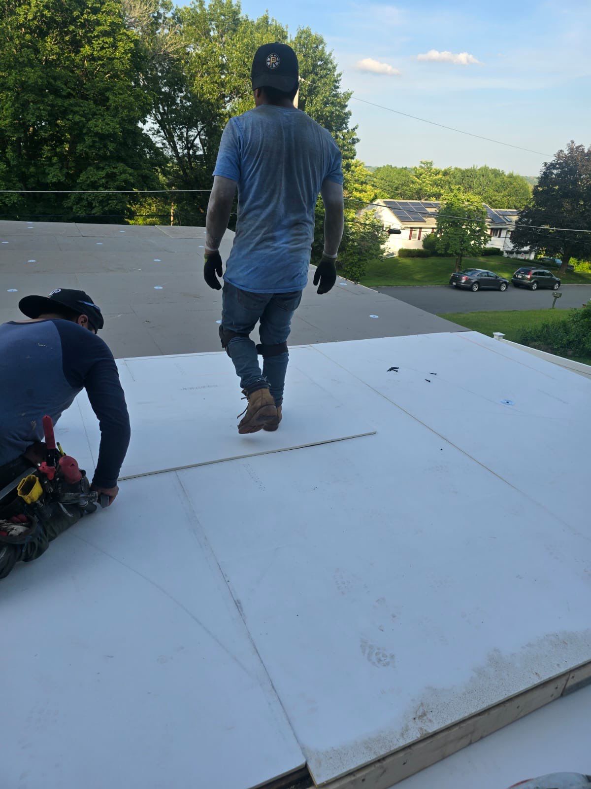 EPDM Flat Roof Installation + Seamless Gutter Upgrade by Mighty Dog Roofing of Greater Middlesex County