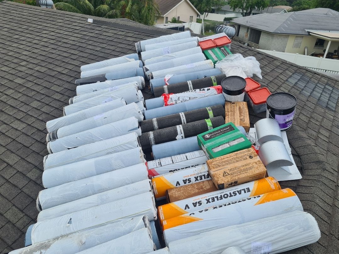 Residential Roofing Installation using 1" Nail strip metal roof by BLUES BROTHERS ROOFING