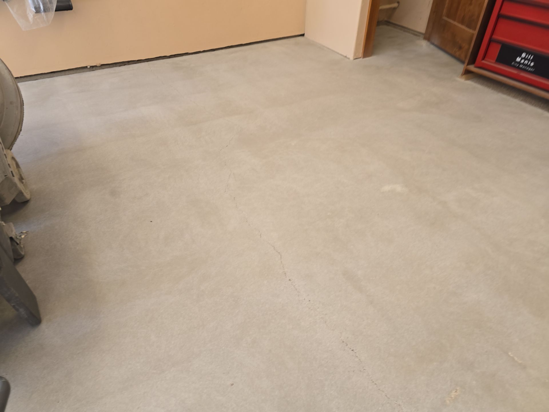 Garage Transformation using Chestnut by Croc Coatings, LLC
