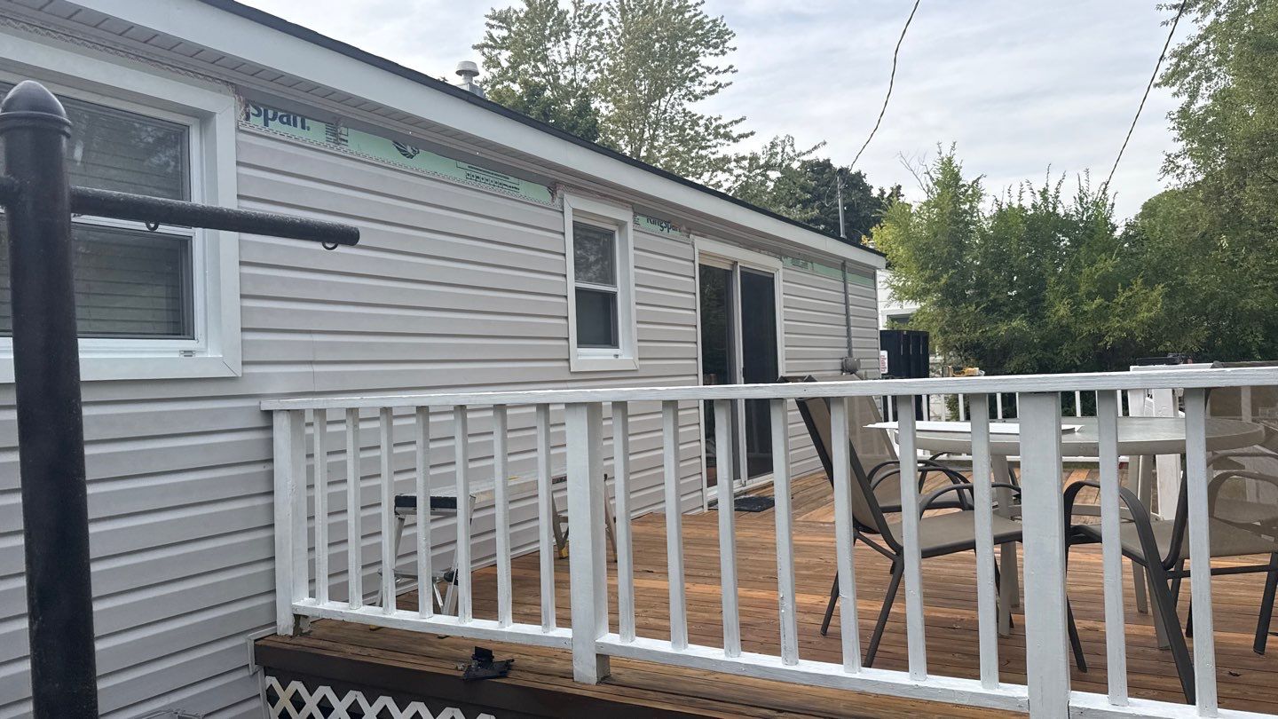 Siding Replacement using Alside D5" Platinum Grey by 180 Contractors