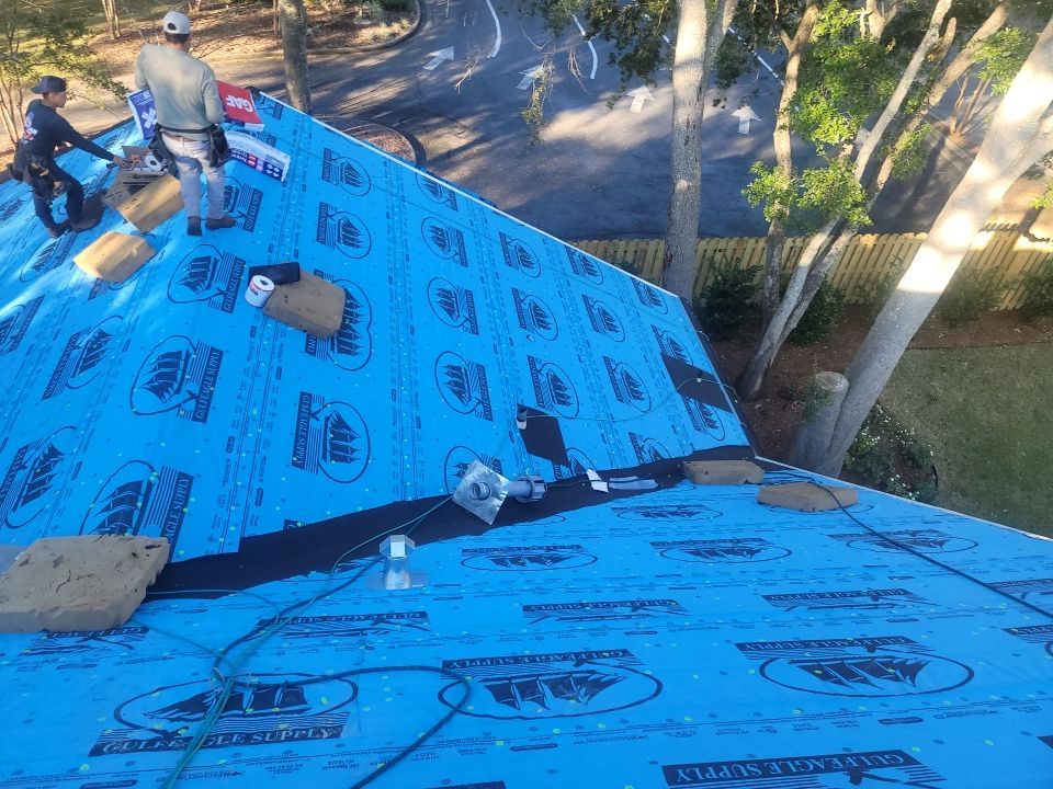 Residential Roofing Installation using Roof Replacement by American Roofing & Construction LLC