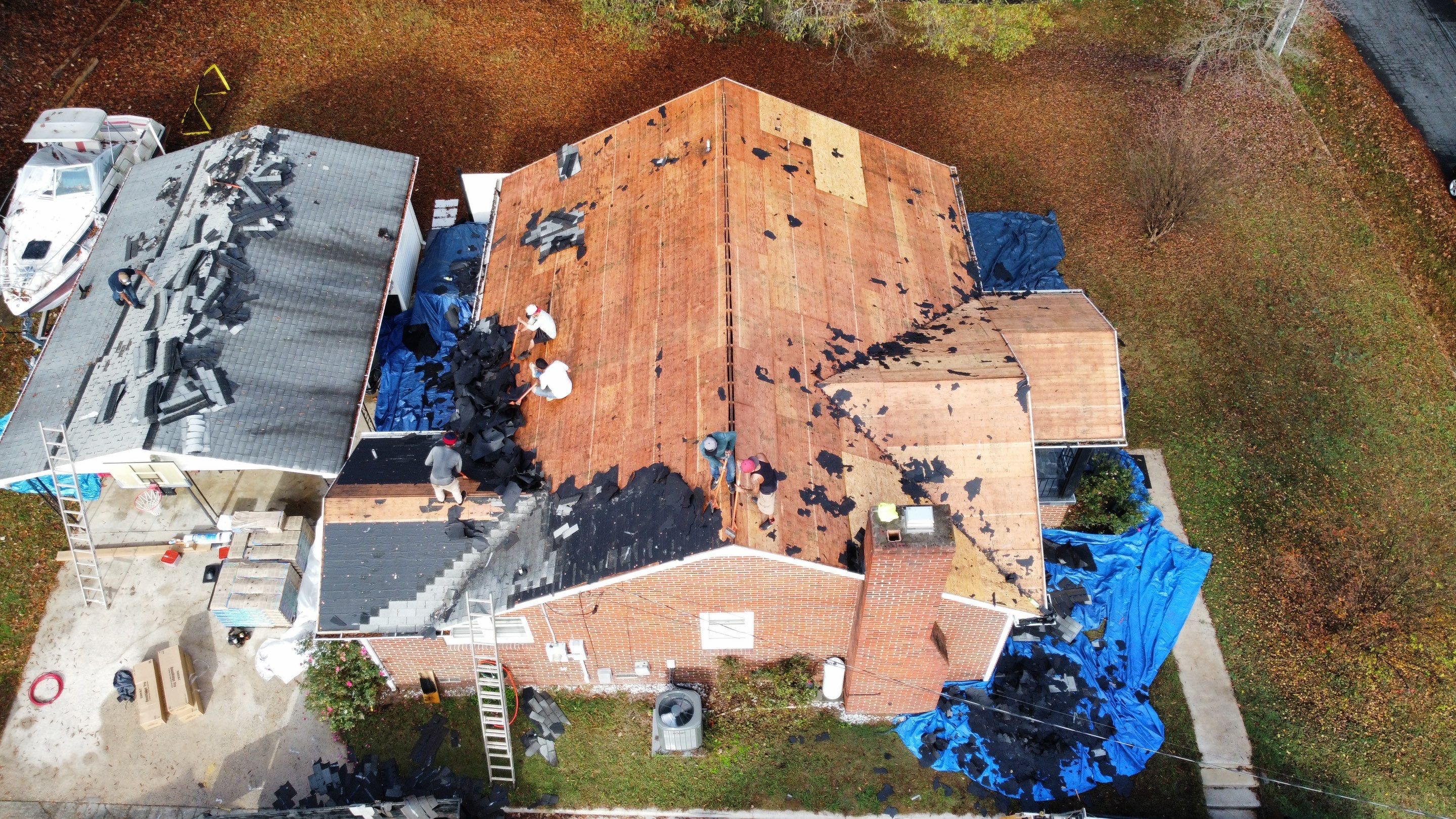 Roof replacement by hail and wind damage by Just Brilliant Restoration JBR