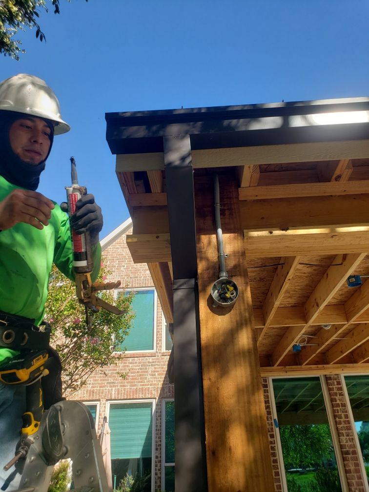 Patio Addition using Metal Roofing in Southlake, TX (76092) by Roof Experts