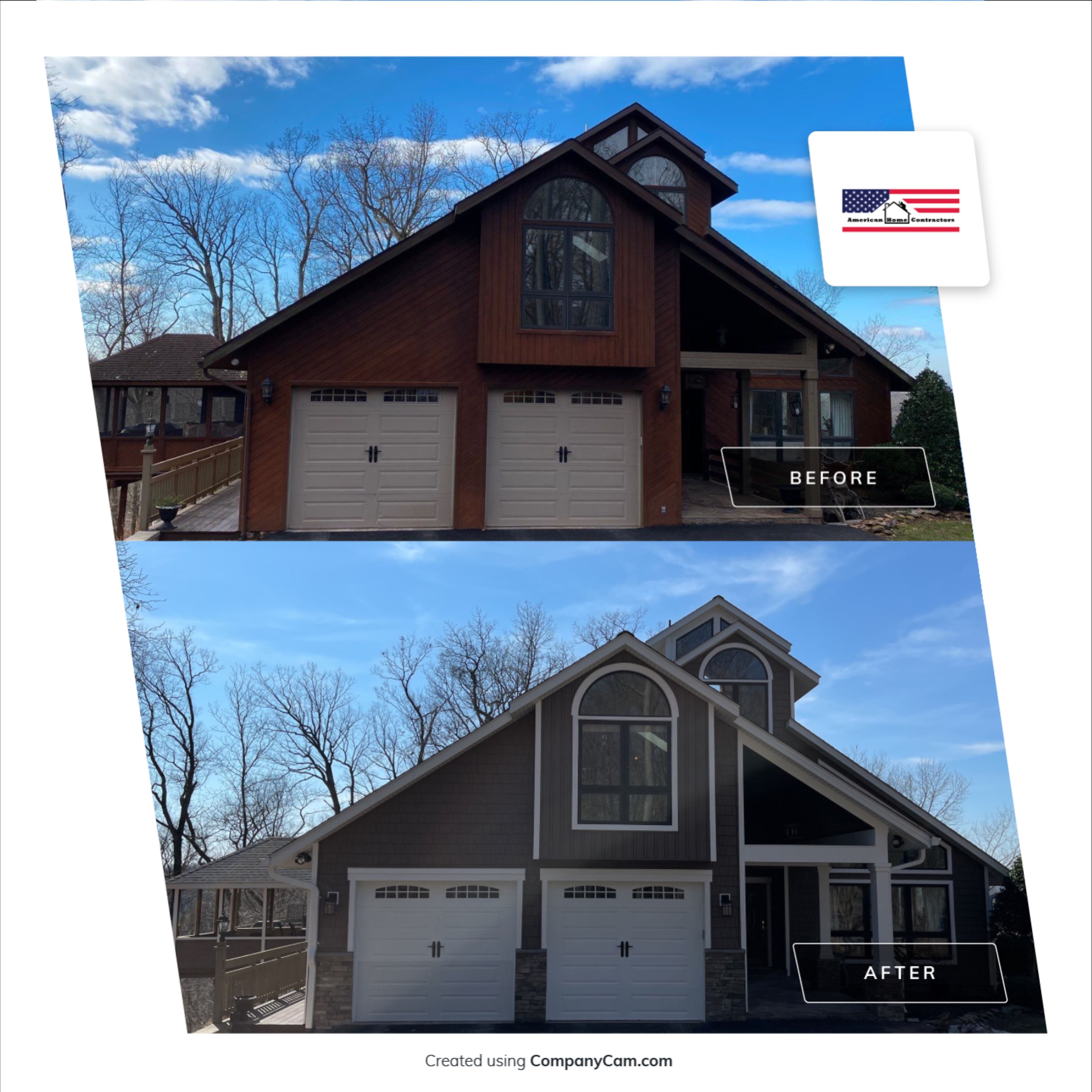 Roof, Siding, Soffit, Trim, and Gutter replacement by American Home Contractors