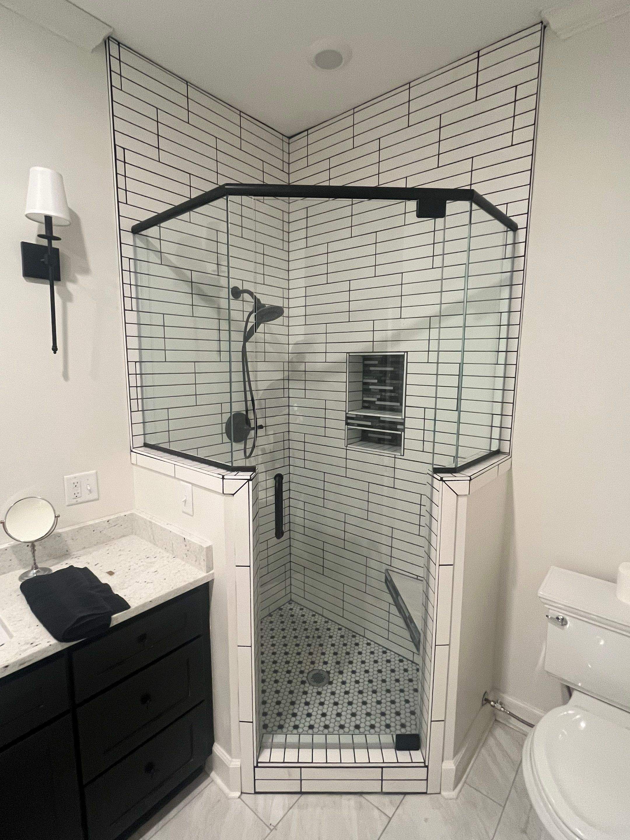Shower Pictures by Custom Glass Service