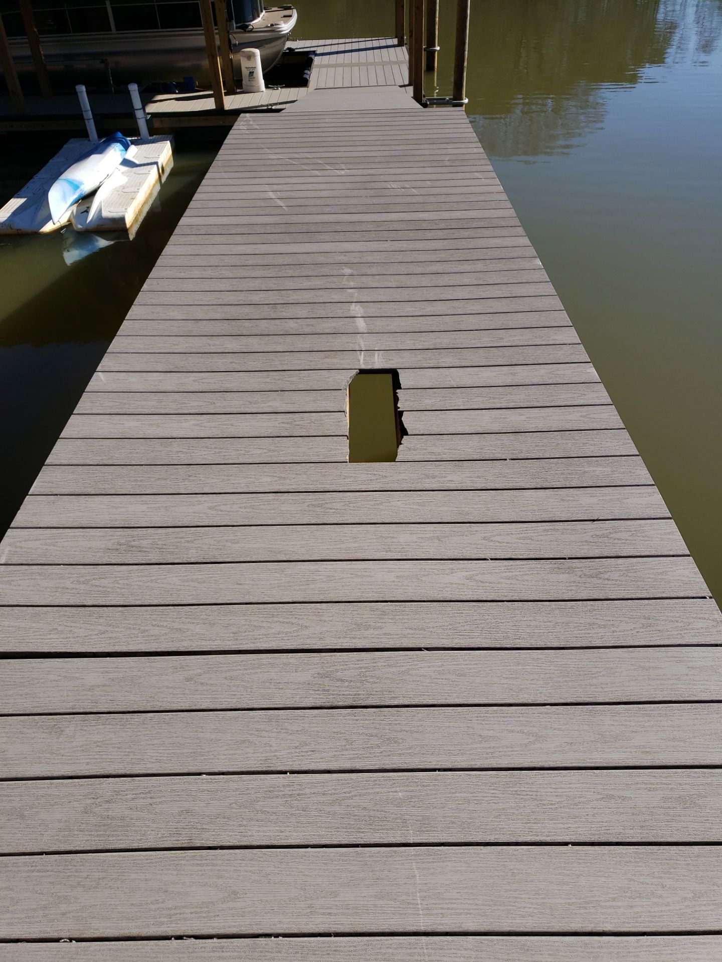 Dock Disaster Averted! Check Out This Incredible Transformation! š by A Step Above Handy LLC