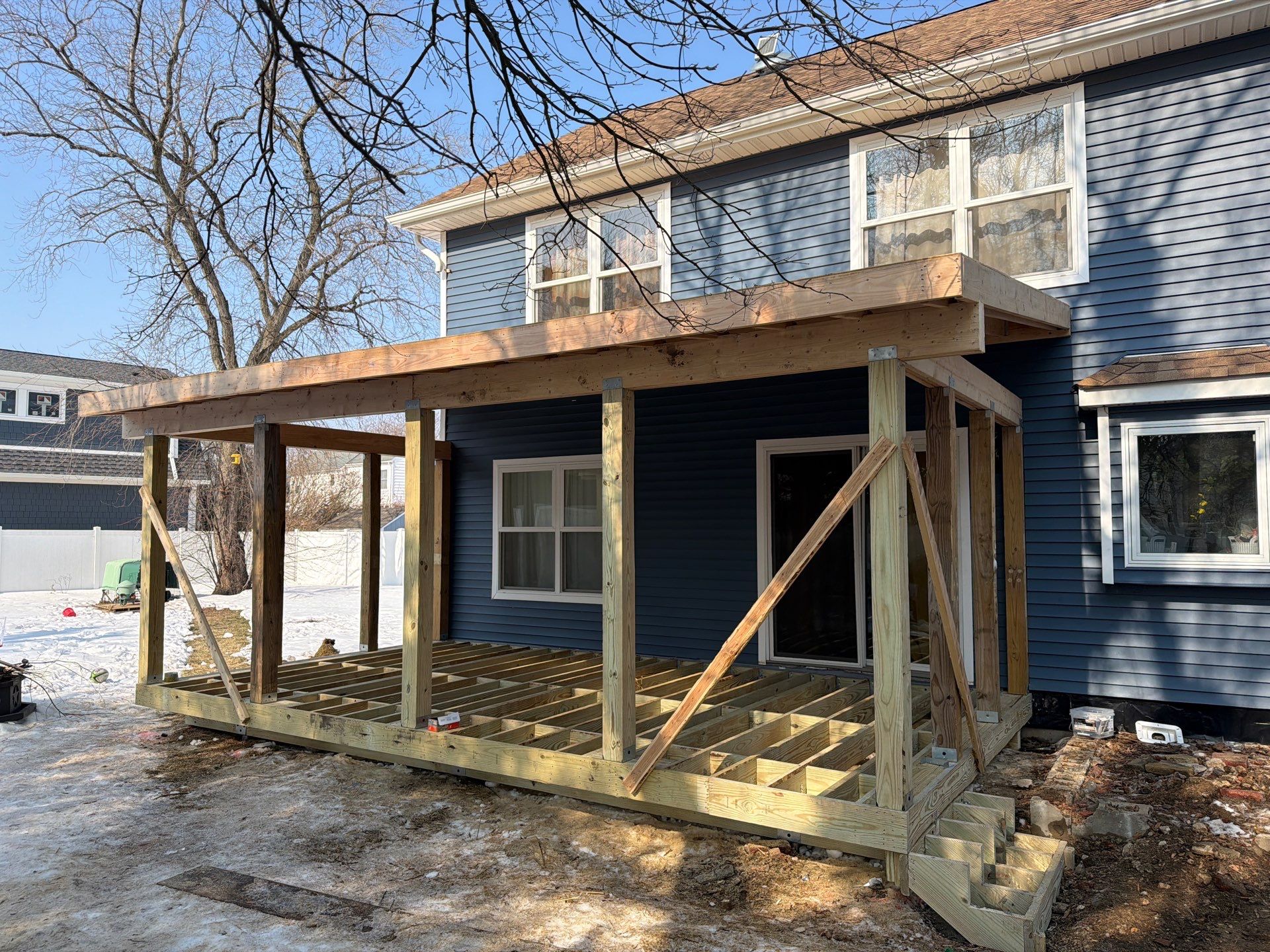 New Deck Porch In Keport by deck guardian