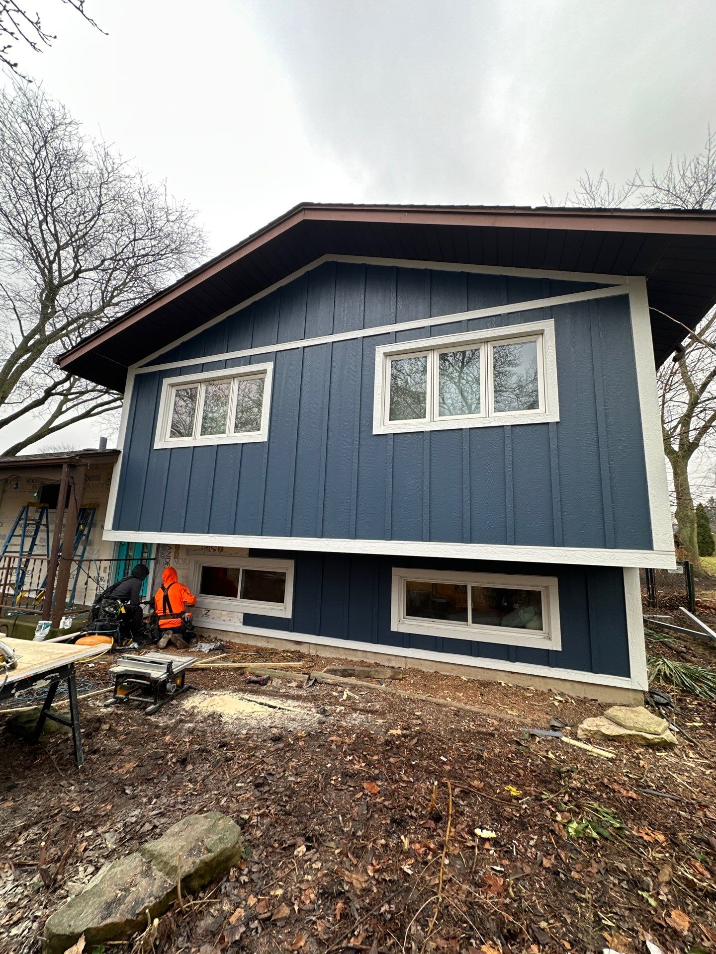 Siding Installation using LP Smartside  by Perfect Exteriors Inc. 