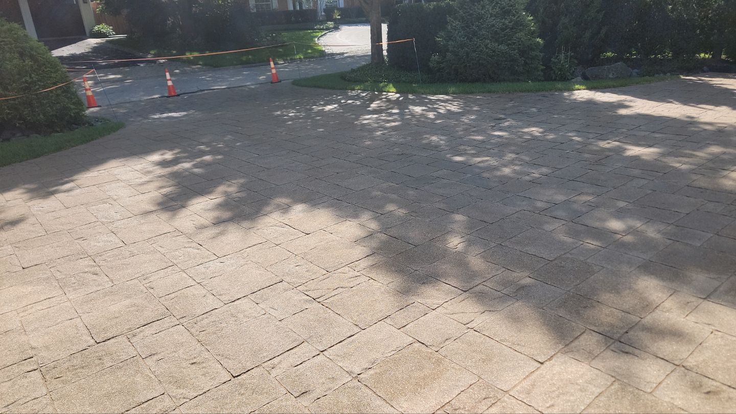 Brick paver clean, sand and seal.  using Surebond SB-1300 by Northern Power Washing LLC.