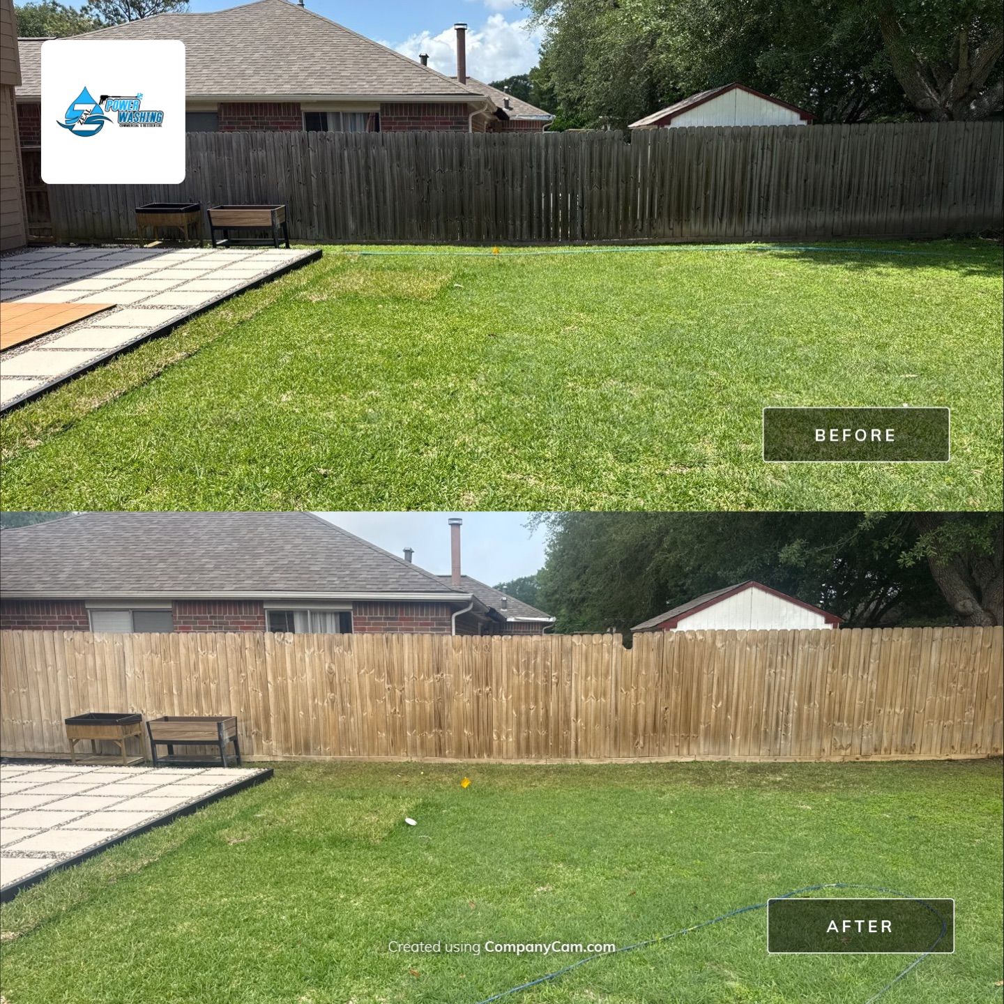 Night and day difference! by Zeal Power Washing