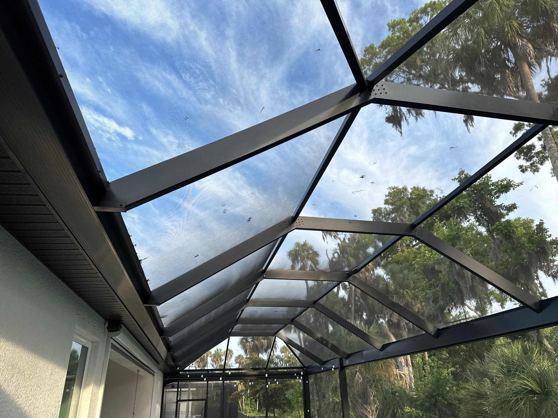 Screen Enclosure & Paver Pool Deck Cleaning in Trevesta Community, Palmetto, FL | Sunshine AquaWash by Sunshine AquaWash