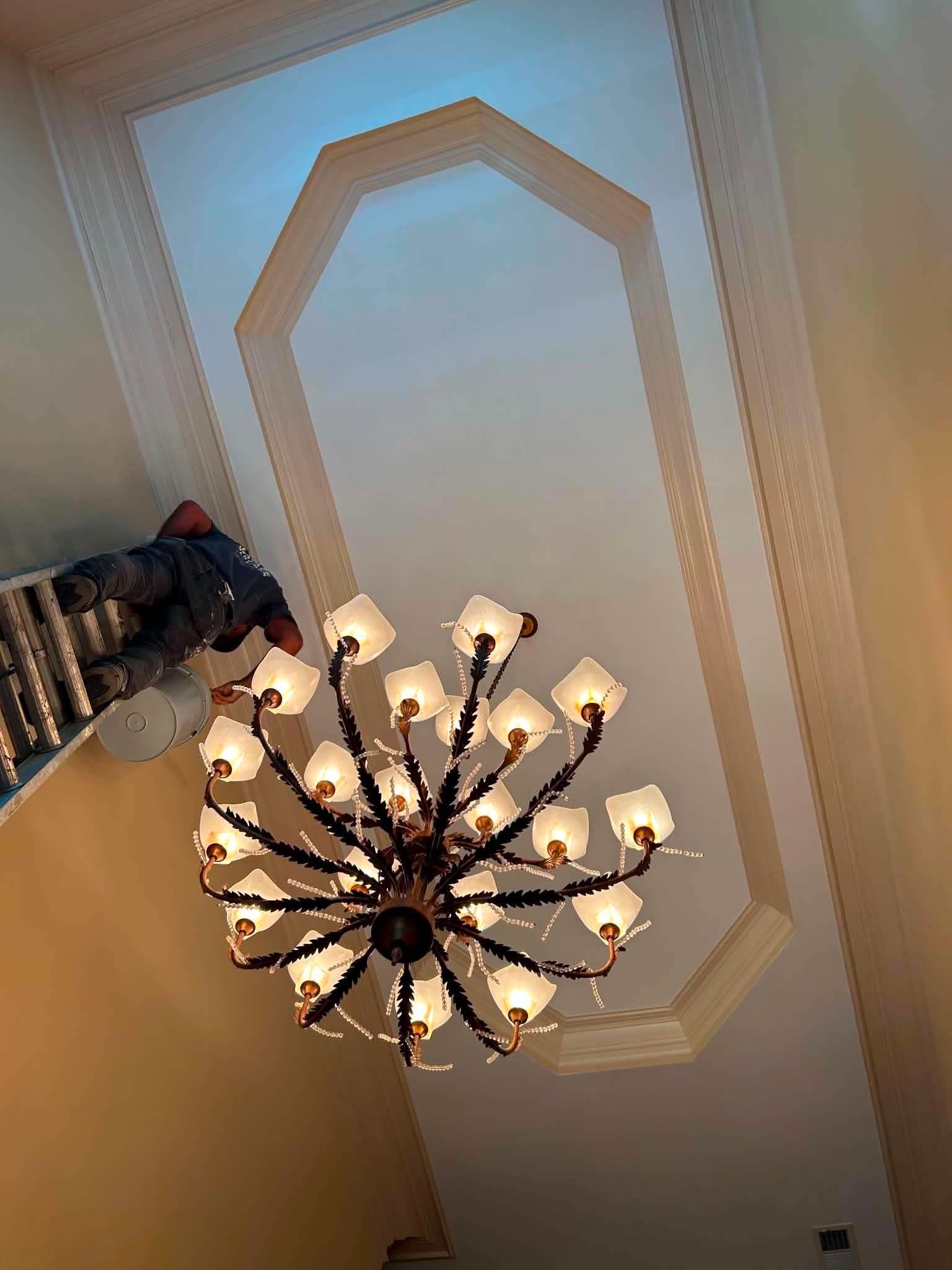 Interior Ceiling Painting & Drywall Repairs by PGP Surface Solutions, LLC