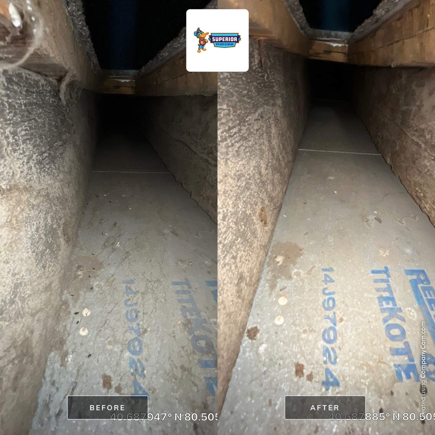 Air Duct Cleaning With a Vacuum Truck in Midland, PA by Superior Air Duct Cleaning