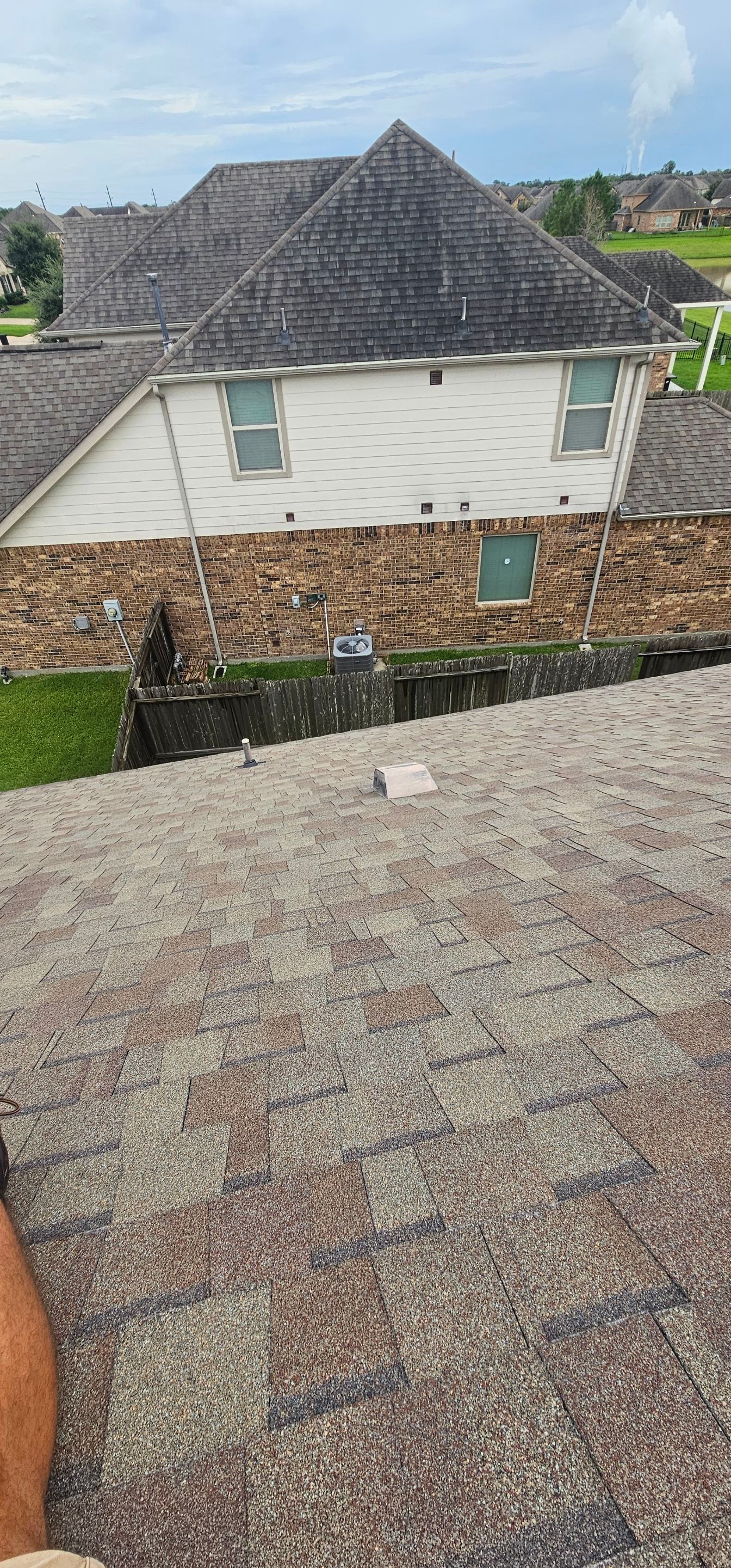 Hail Damage using Owen's Corning Duration (Lifetime) Shingles by Roof Repair Company