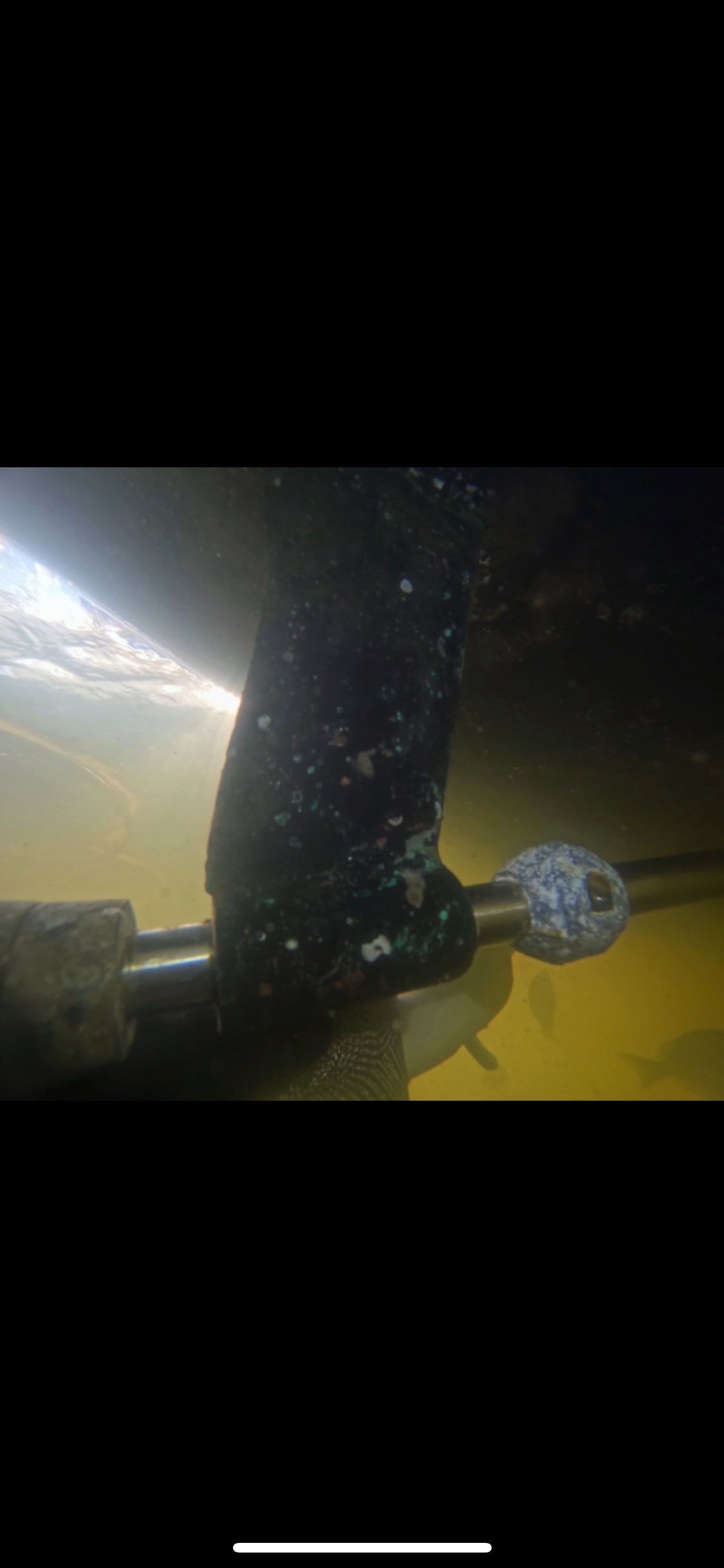 Project in Panama City by Florida Hull Cleaning 
