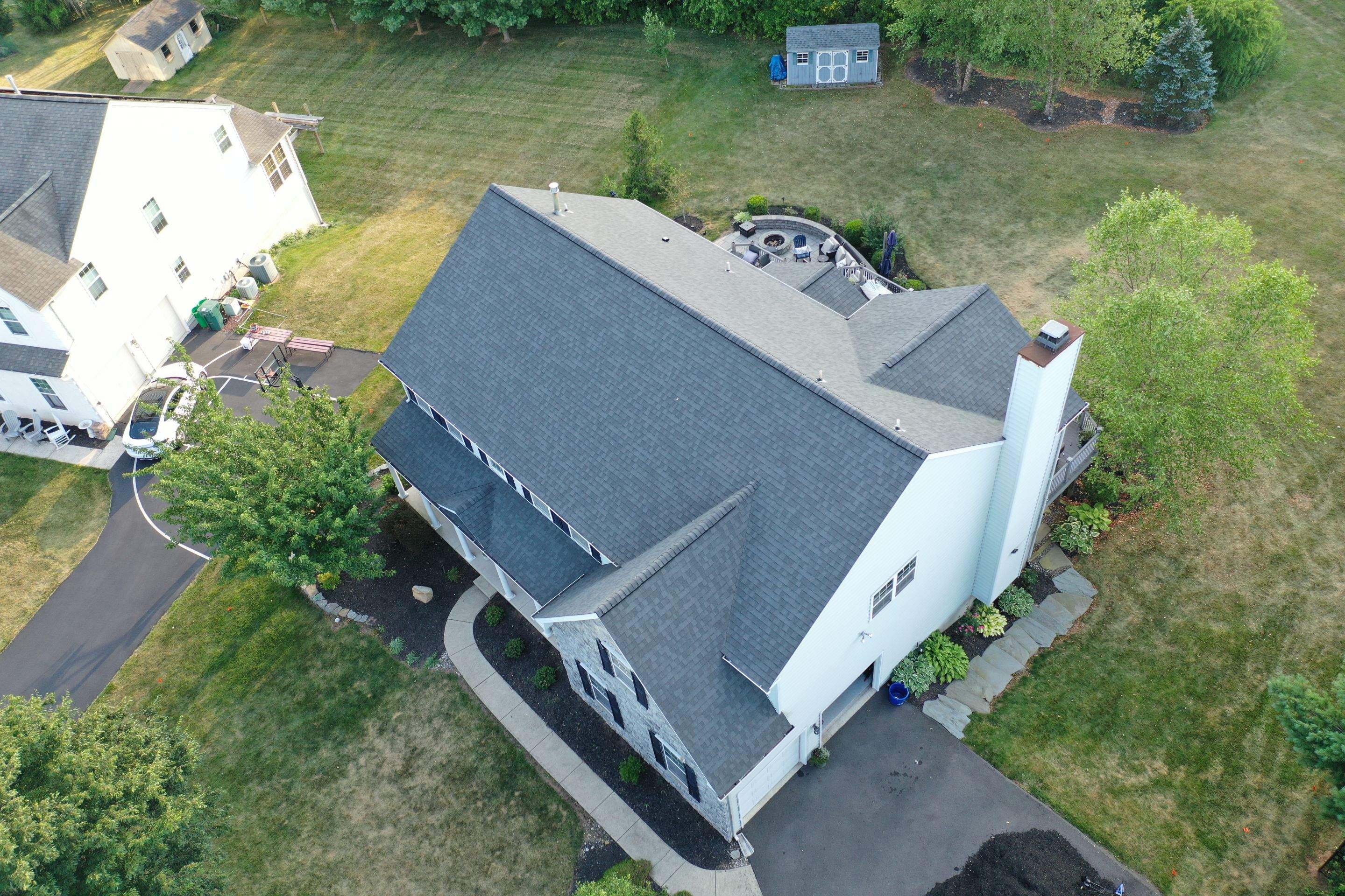 Roofing Installation using CertainTeed Landmark - Pewterwood by Storm Guard of Ches-Mont PA