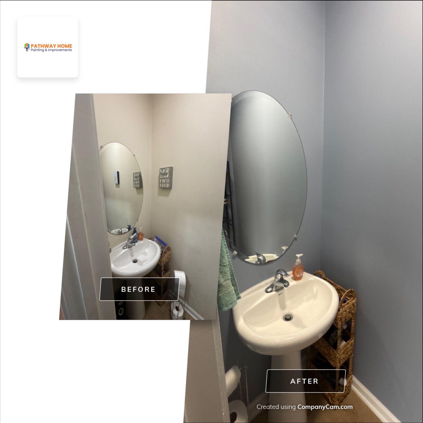 Transformation Complete for Paul & Vickie’s Home by Pathway Home Painting & Improvements