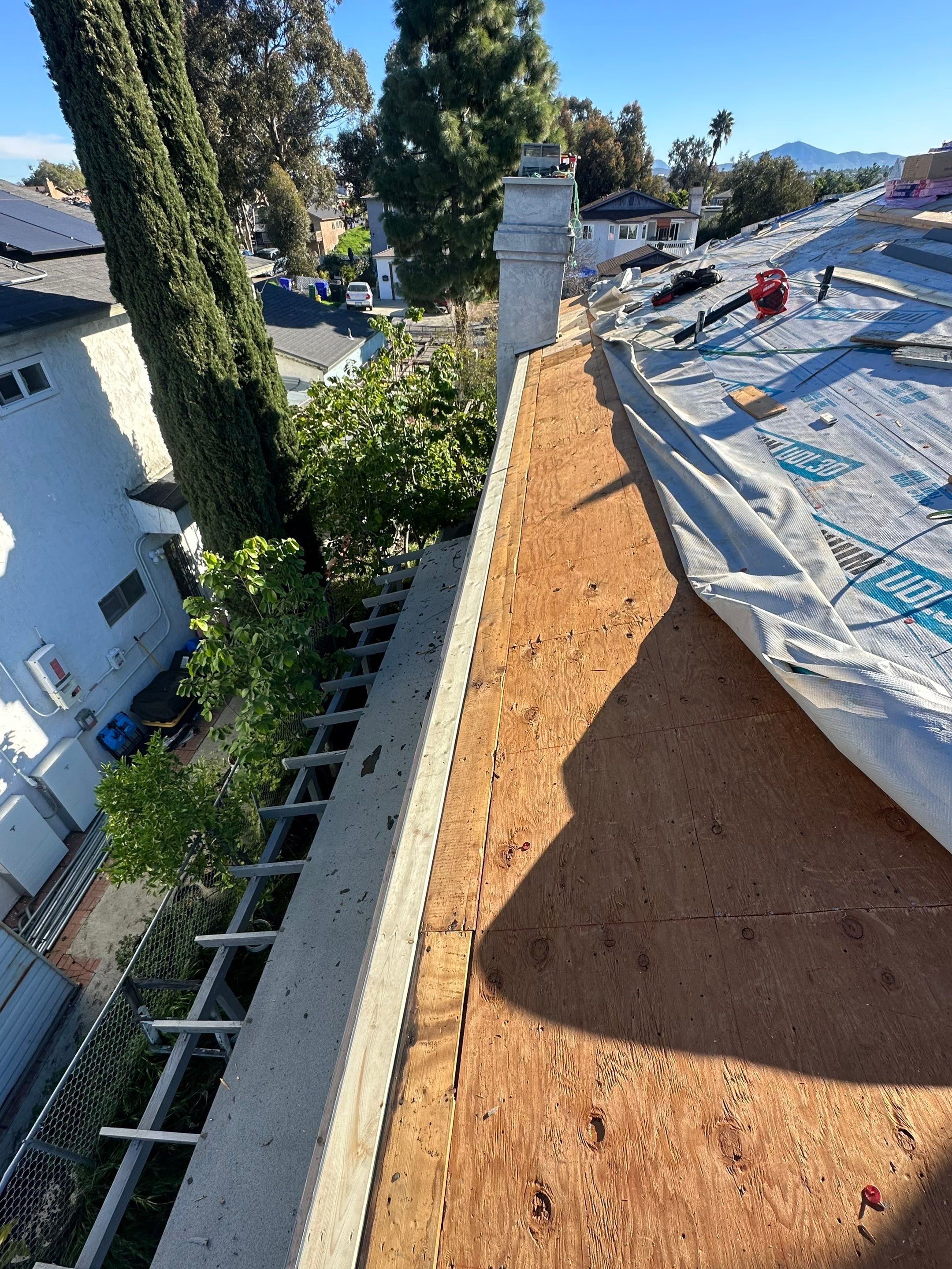 City Heights, San Diego Full Shingle Roof Replacement & Structural Wood Rot Repair by Zenith Roofing Services