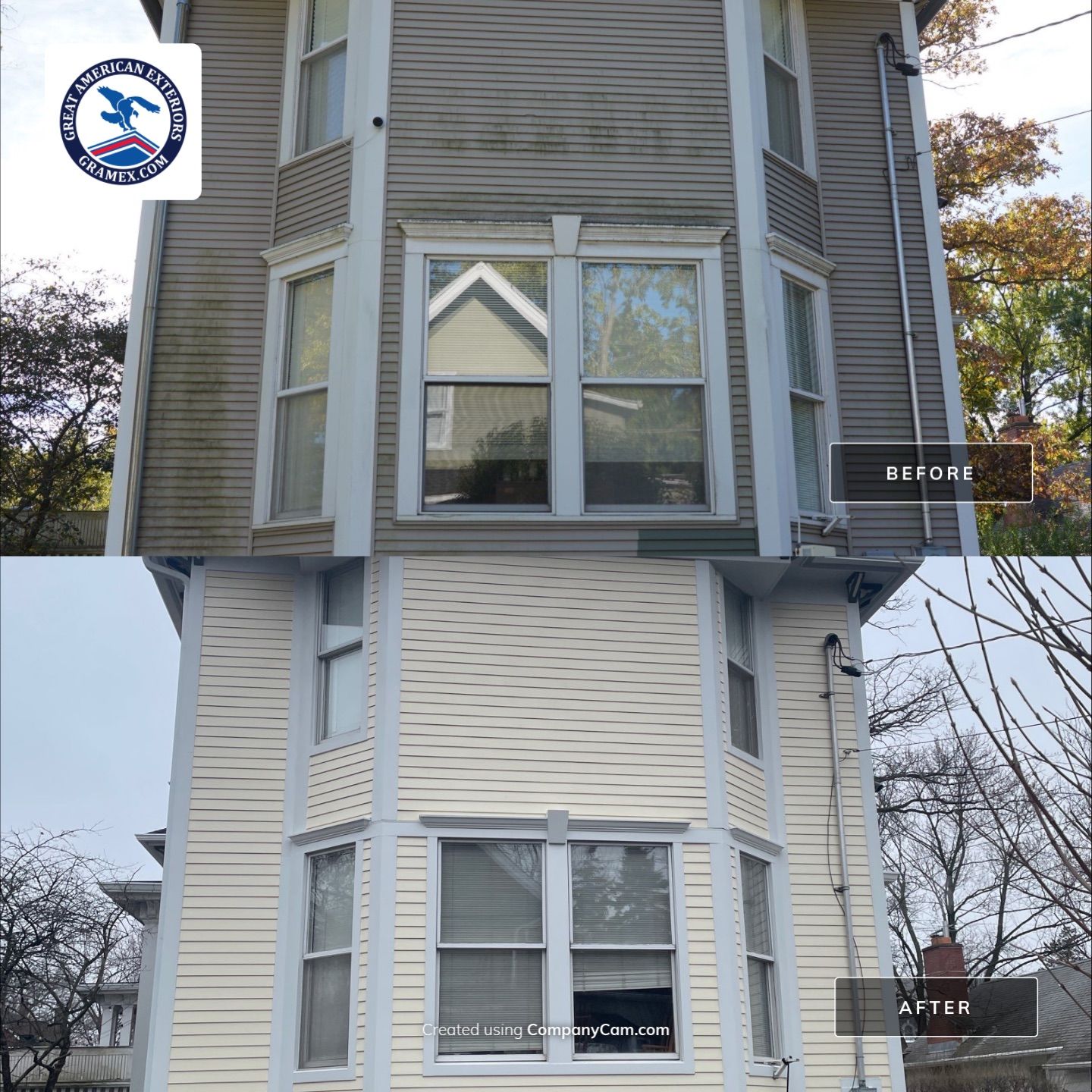 Full Exterior Siding and Trim Renovation in Wilmette by Great American Exteriors