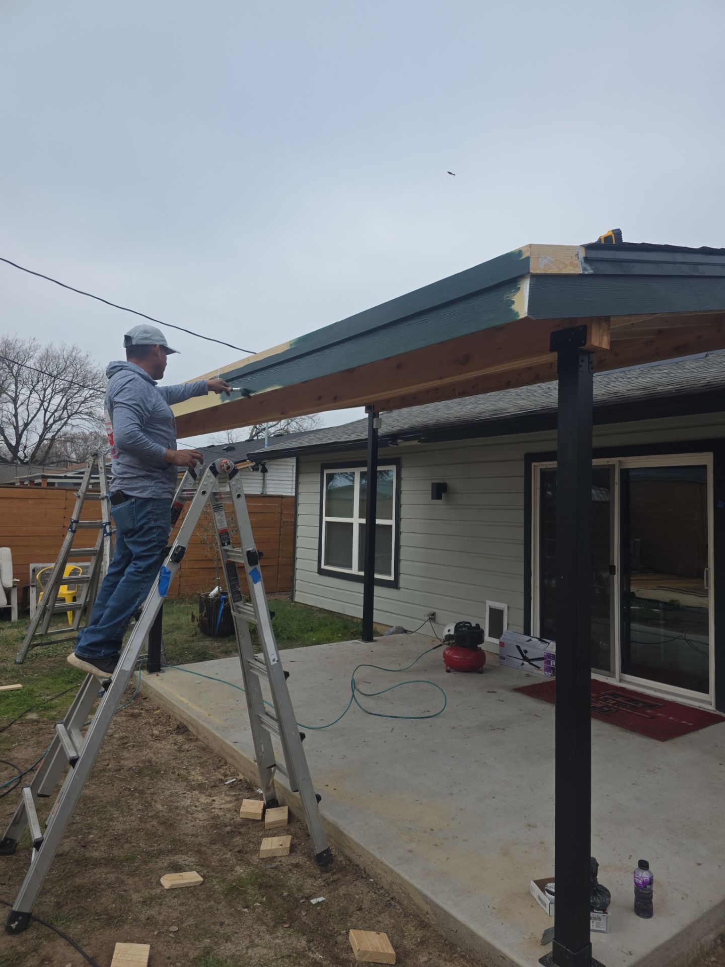 Custom patio for under 20. by REPS OF TEXAS