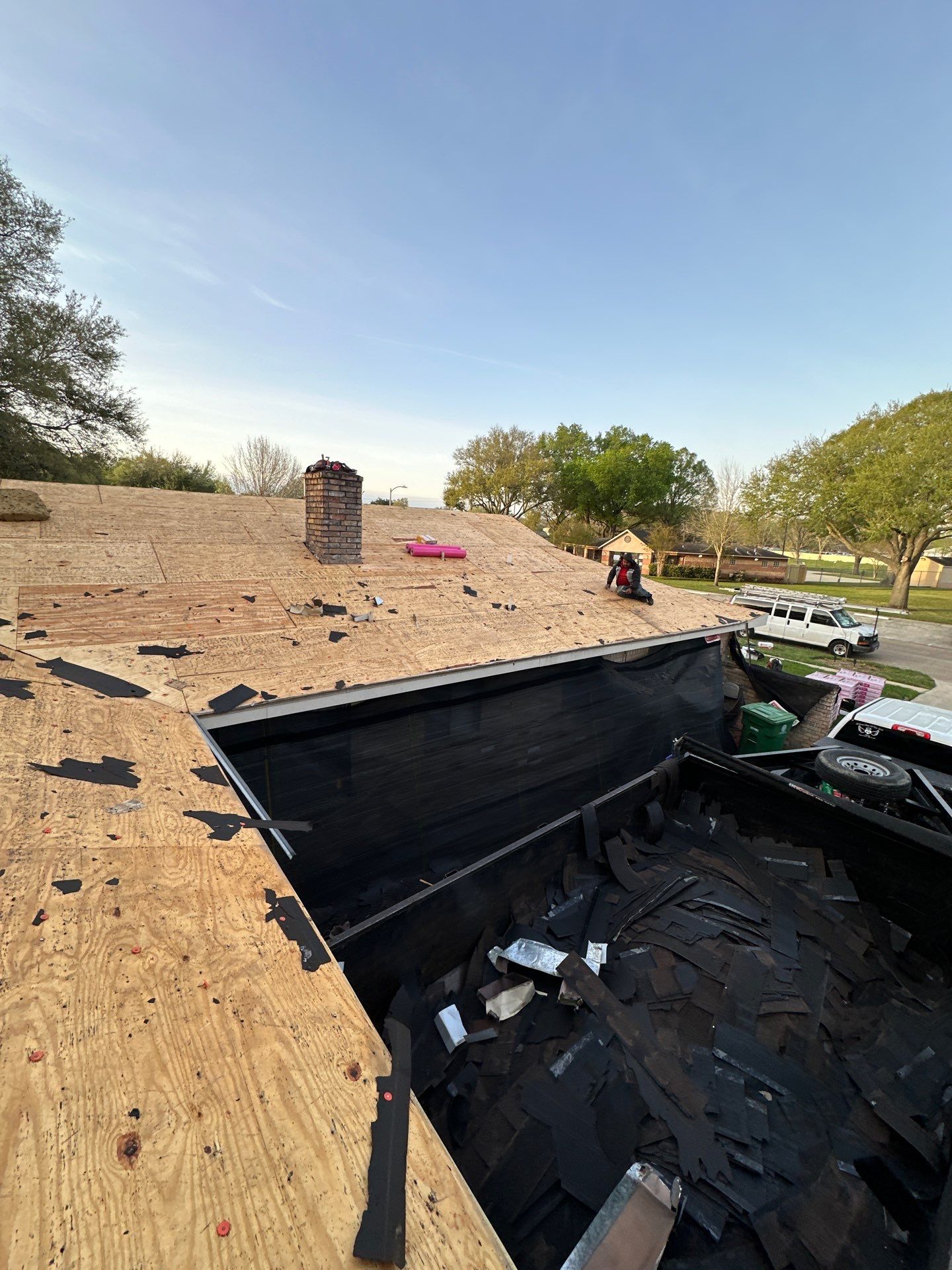 Project in Houston by Motion Roofing