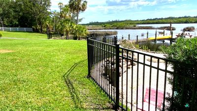 Bradenton, FL 4ft. Tall 3-Rail Ranch Rail and 4ft. Tall 3-Rail Black Aluminum Fence