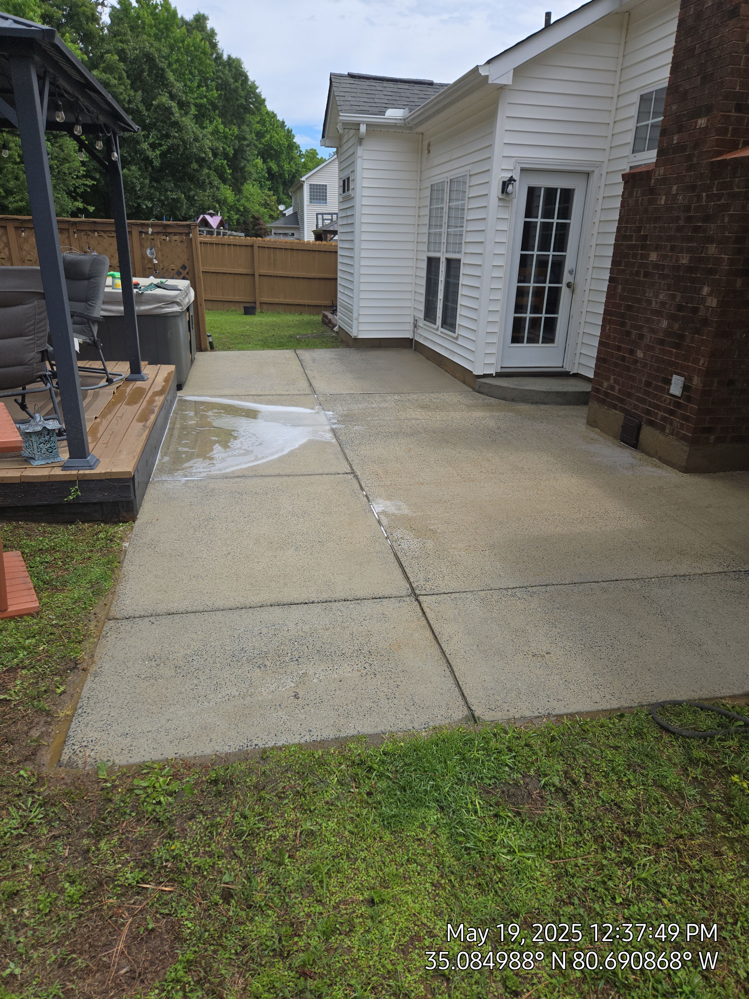 House Wash using cleaner by G&H Home Tech Pros LLC