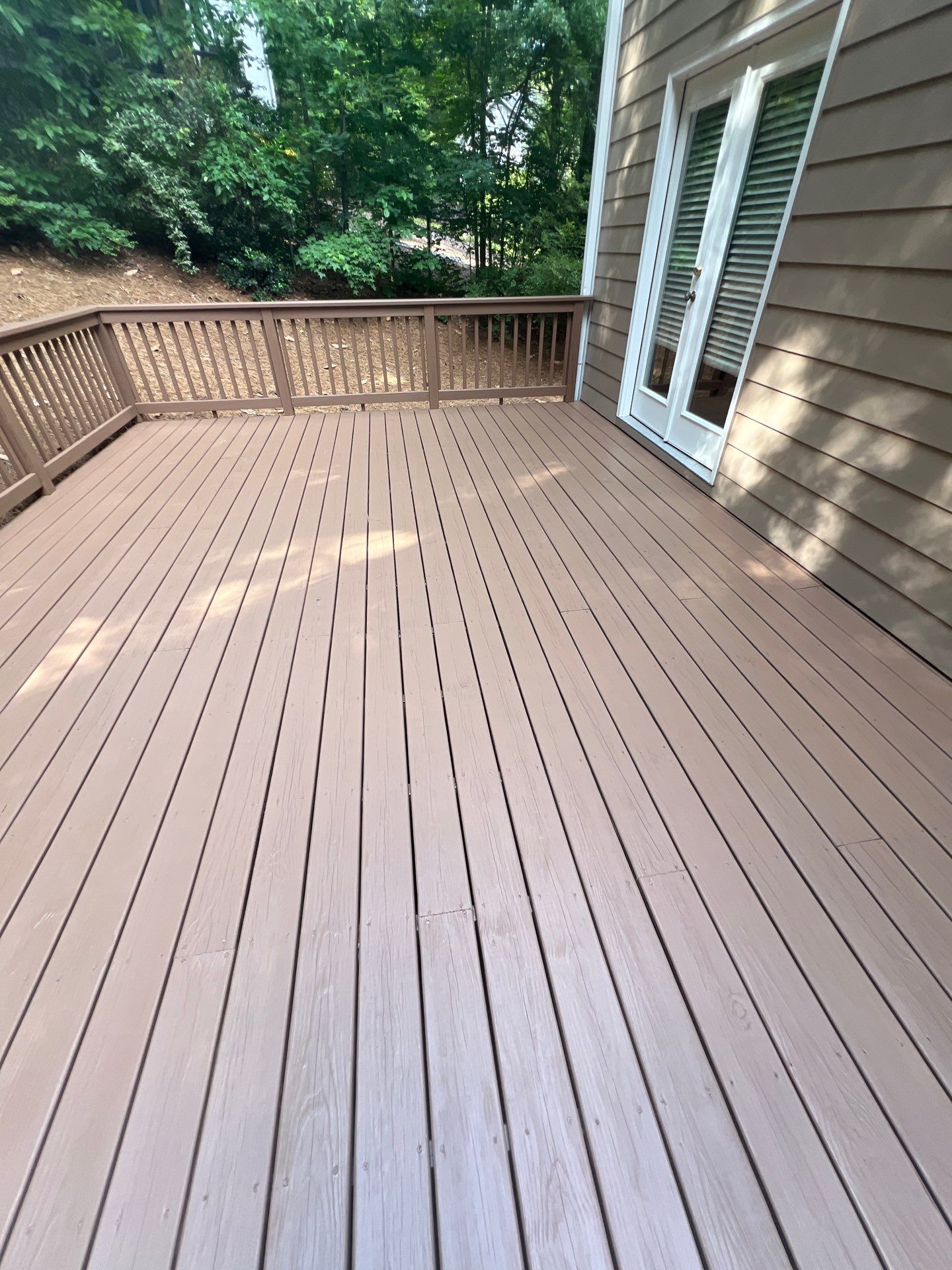 James Hardie Siding Installation, Rotten Wood Replacement, Porch Repairs, and Deck Resurfacing in Smyrna, GA by Nelson Exteriors 