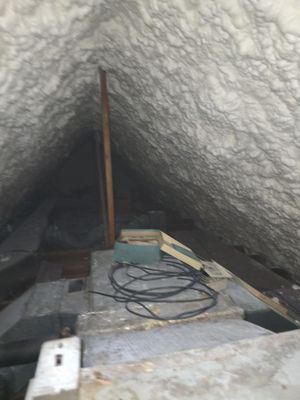 Attic Insulation using open cell spray foam