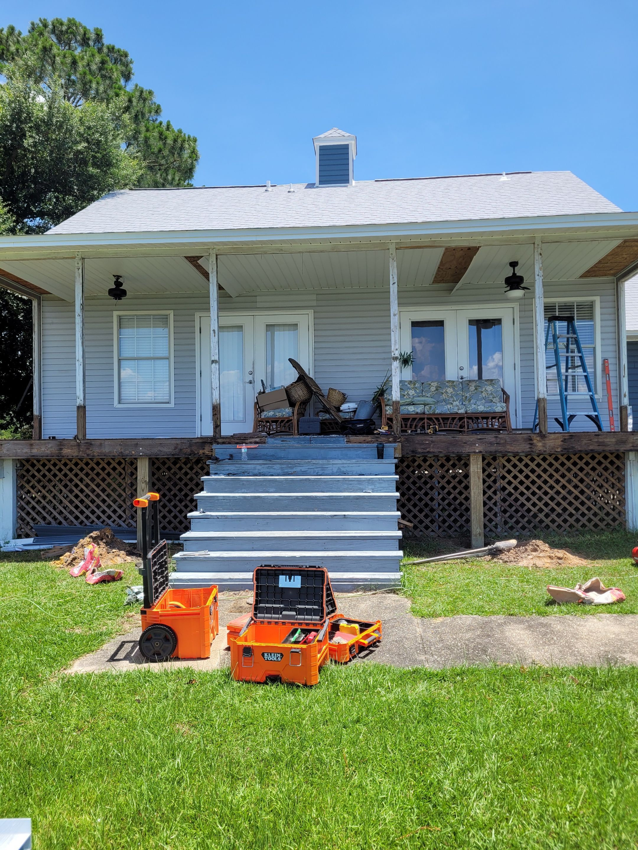 Glass Under w/Stairs in Milton by Titan Sunrooms