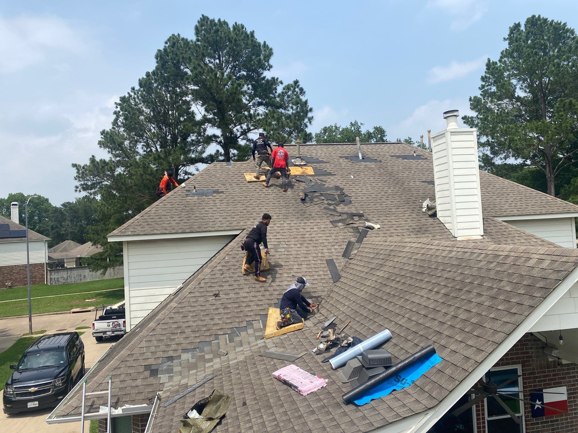 Hail Damage using Owen's Corning Duration (Lifetime) Shingles by Roof Repair Company
