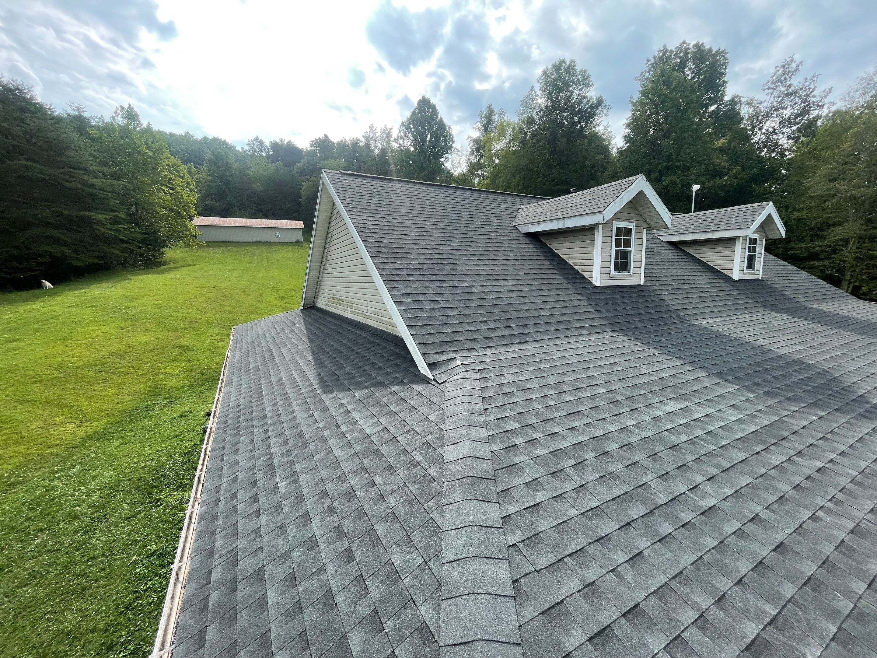 Residential Roofing Installation using GAF Timberline HDZ by Rainstoppers Roofing