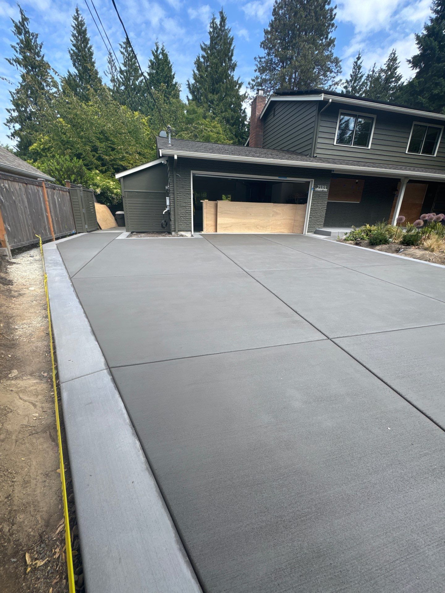 Concrete Driveway Makeover | Edmonds  by Jireh Asphalt & Concrete Inc 